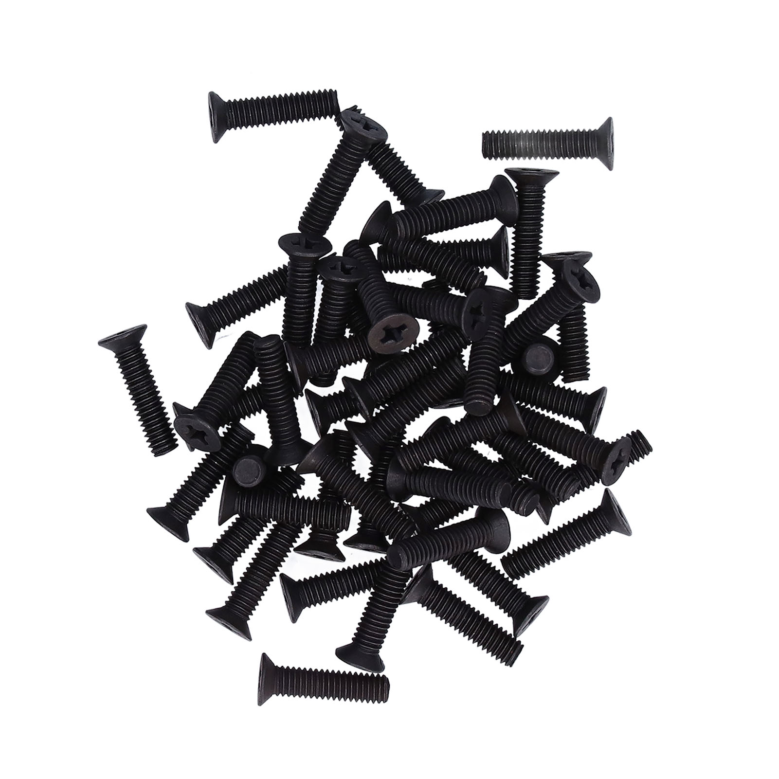 M4x16 Metallschrauben, 50er-packung, Senkkopf Mit Kreuzschlitz, Edelstahl A2-70, Befestigungselemente Für Reparatur Und Wartung