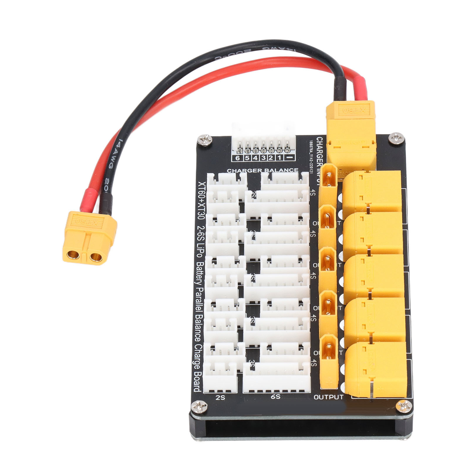 Xt30 Xt60 2-6s Parallel-lipo-akkuladegerät Für Imax B6, Lithium-ladeplatine Mit Zwei Anschlüssen