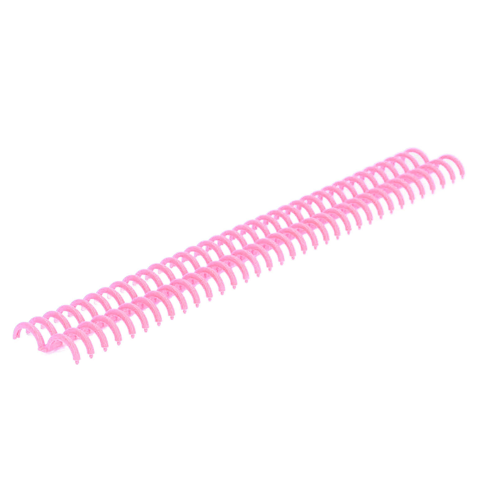 10 Bindespiralen, 34 Löcher, Strapazierfähiges Polypropylen, Binderringe, Schulbedarf, Rosa
