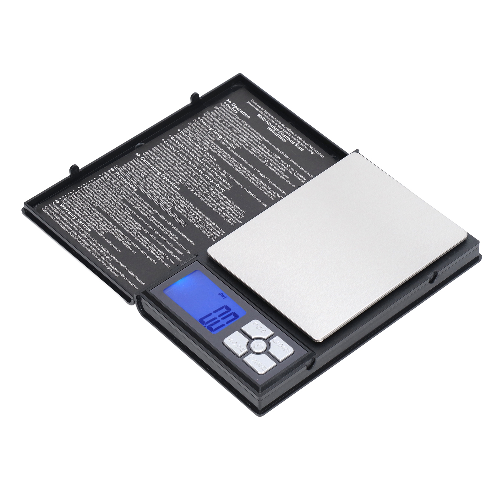 Digitale Küchenwaage 2000 G, Genauigkeit 0,1 G, Digitalanzeige, Tragbare Lebensmittelwaage Zum Backen, Präzises Wiegeinstrument, Kompakte Elektronische Waage.