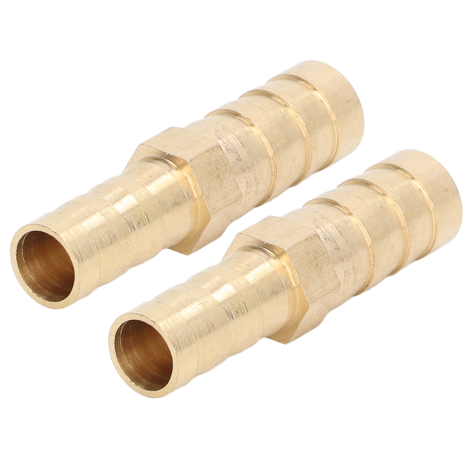 Messing-schlauchanschluss, Sechskant-reduzierstück 10 Mm (3/8 Zoll) Auf 8 Mm (5/16 Zoll), Doppel-außengewindeanschluss Für Rohre, 2er-packung, Gewindestift-fitting, Durchmesserreduzierstück, Sanitärzu