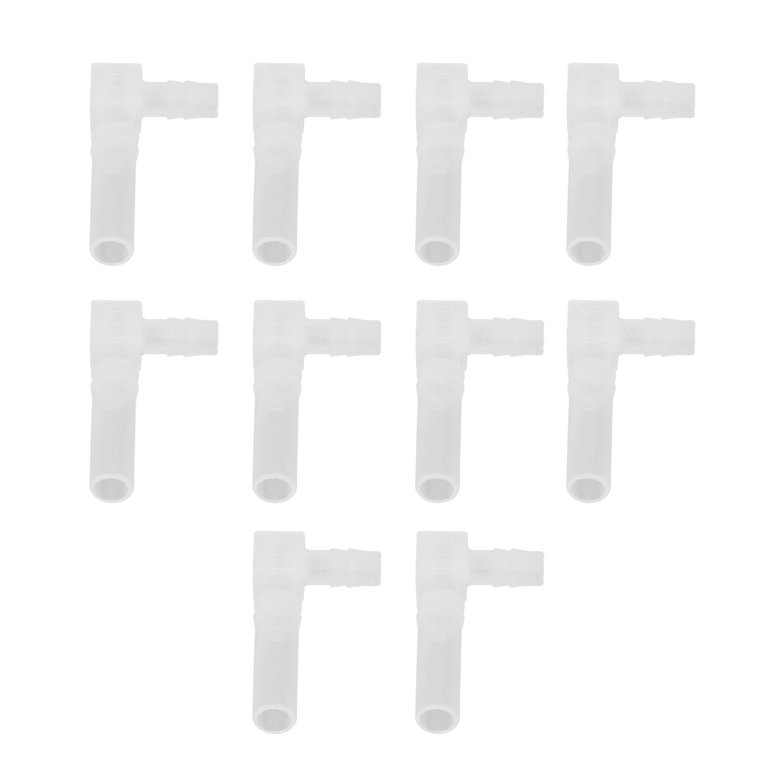 90°-winkelverbinder Aus Pp, Reduzierstück 8x10 Mm, 10er-packung Schlauchverbinder, Zubehörset Mit Schlauchanschlussadapter