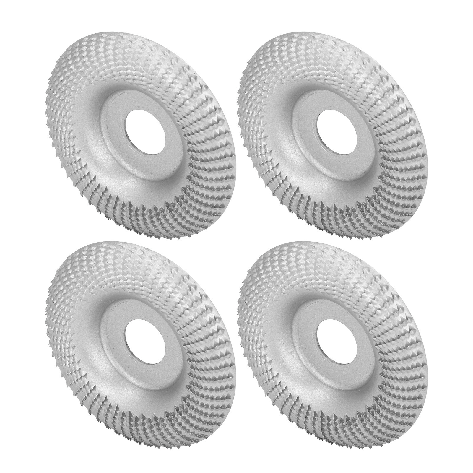 4 Schleifscheiben 16 Mm Edelstahl Zum Schleifen, Polieren, Gravieren Und Formen Von Silber