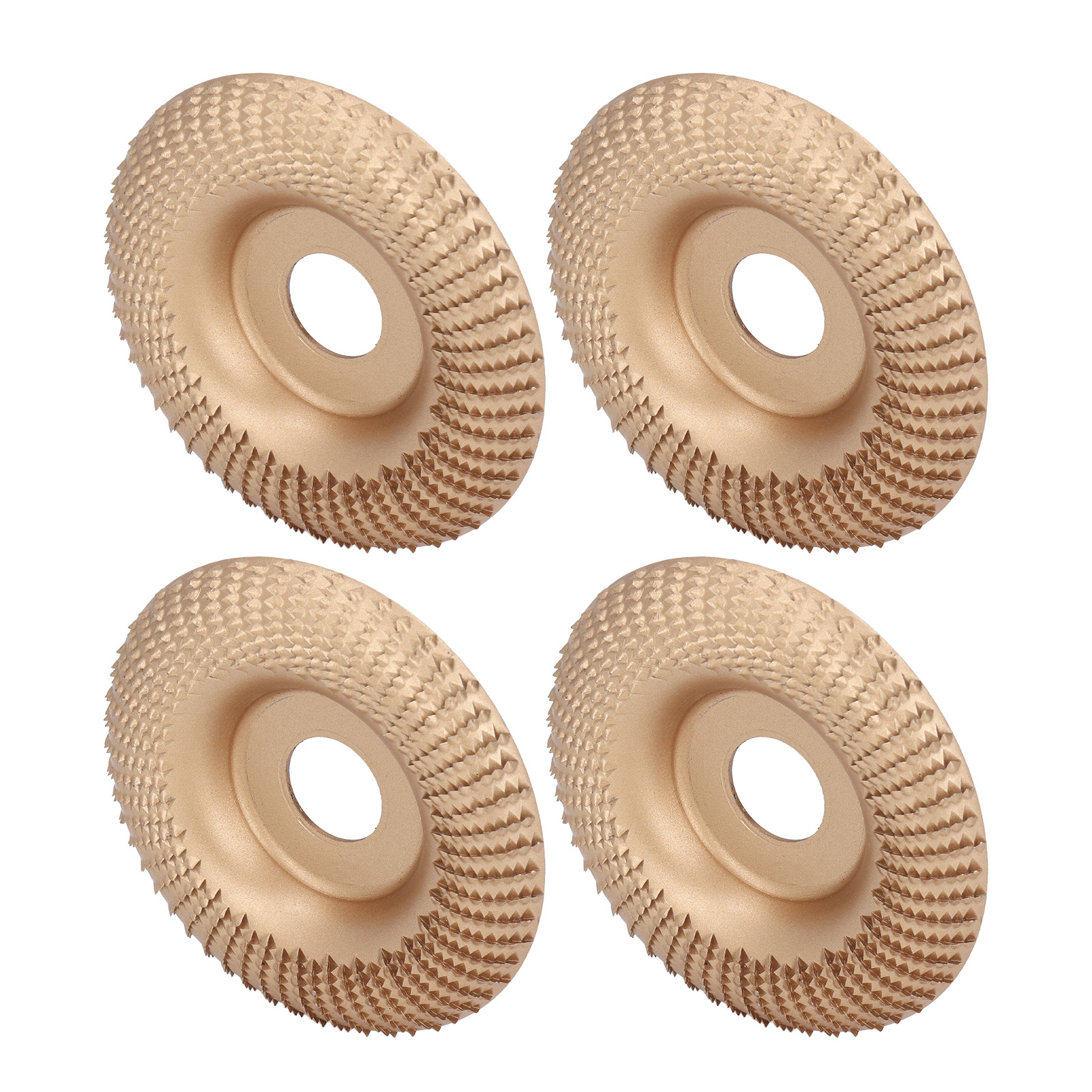 Set Mit 4 16-mm-edelstahl-schleifscheiben Zum Schnellen Gravieren, Formen, Polieren Und Schleifen (gold)