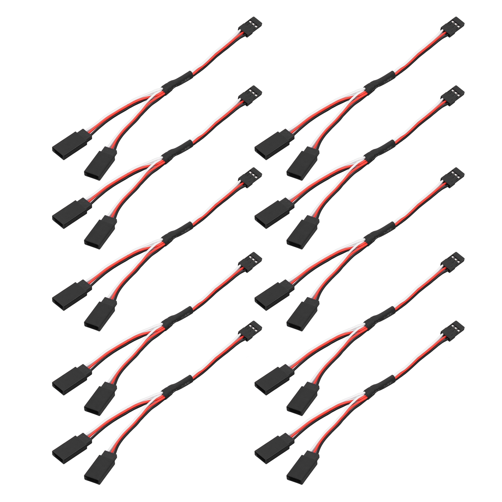Packung Mit 10 Servo-verlängerungskabeln Der Y-serie, 150 Mm, 3-poliger Buchse-stecker Auf Stecker, Kabel Für Fernbedienungsplatine, 5,91 Zoll
