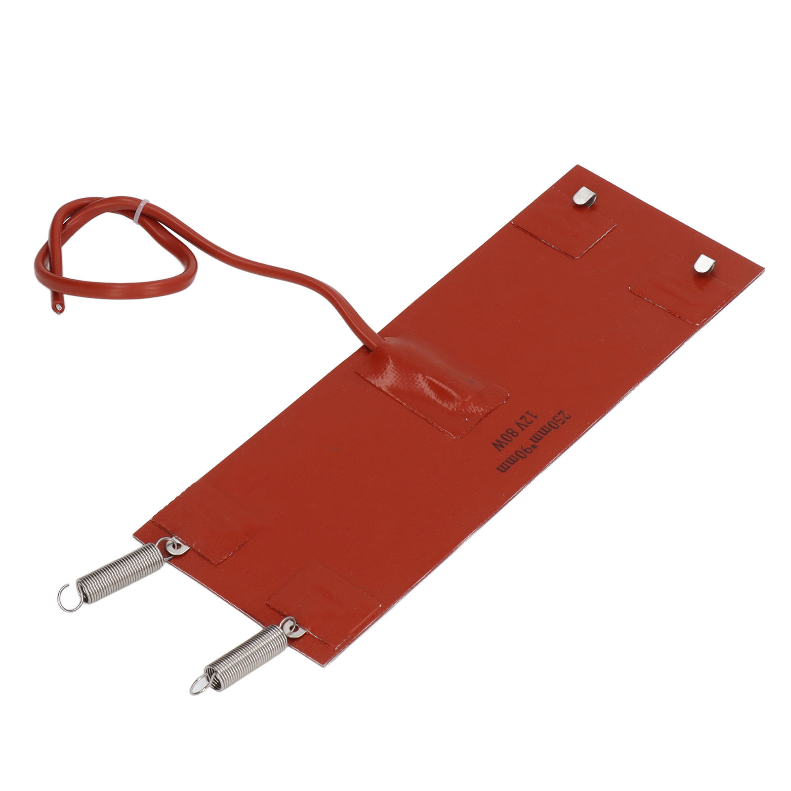 Wasserdichte Silikon-heizmatte 80 W 250 X 90 Mm 12 V Für Autos, Industrie- Und Maschinenanlagen, Effektive Wärmedämmung