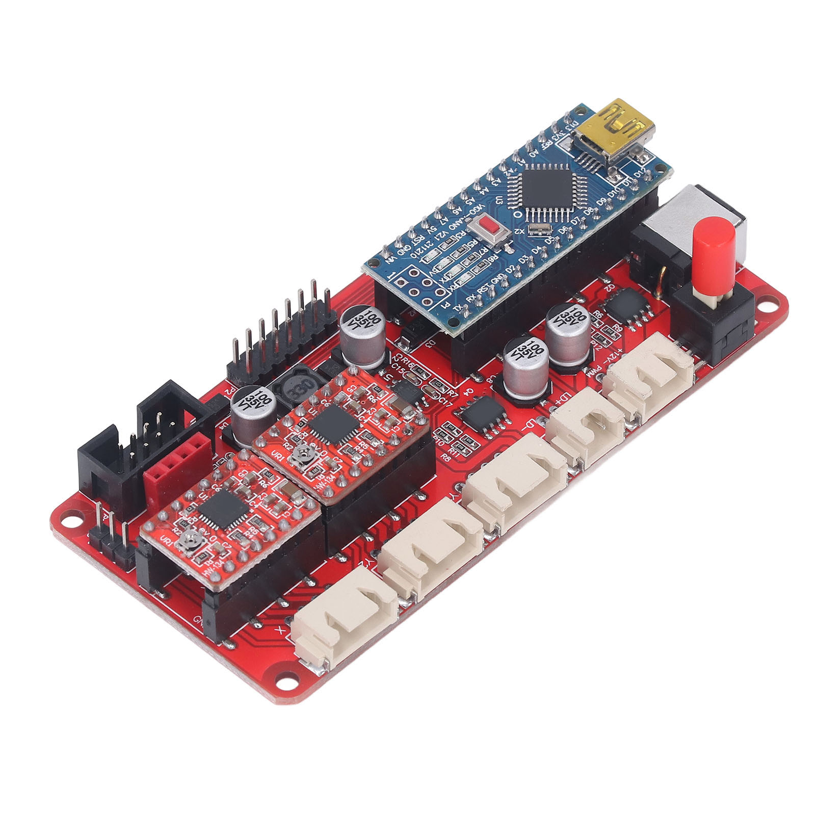 Cnc-steuerung Mit Zwei Y-achsen, Usb-lasertreiber Und 5-poligem T-kopf-datenkabel, Ersatz Für Gs13487, Für Graviermaschinen.