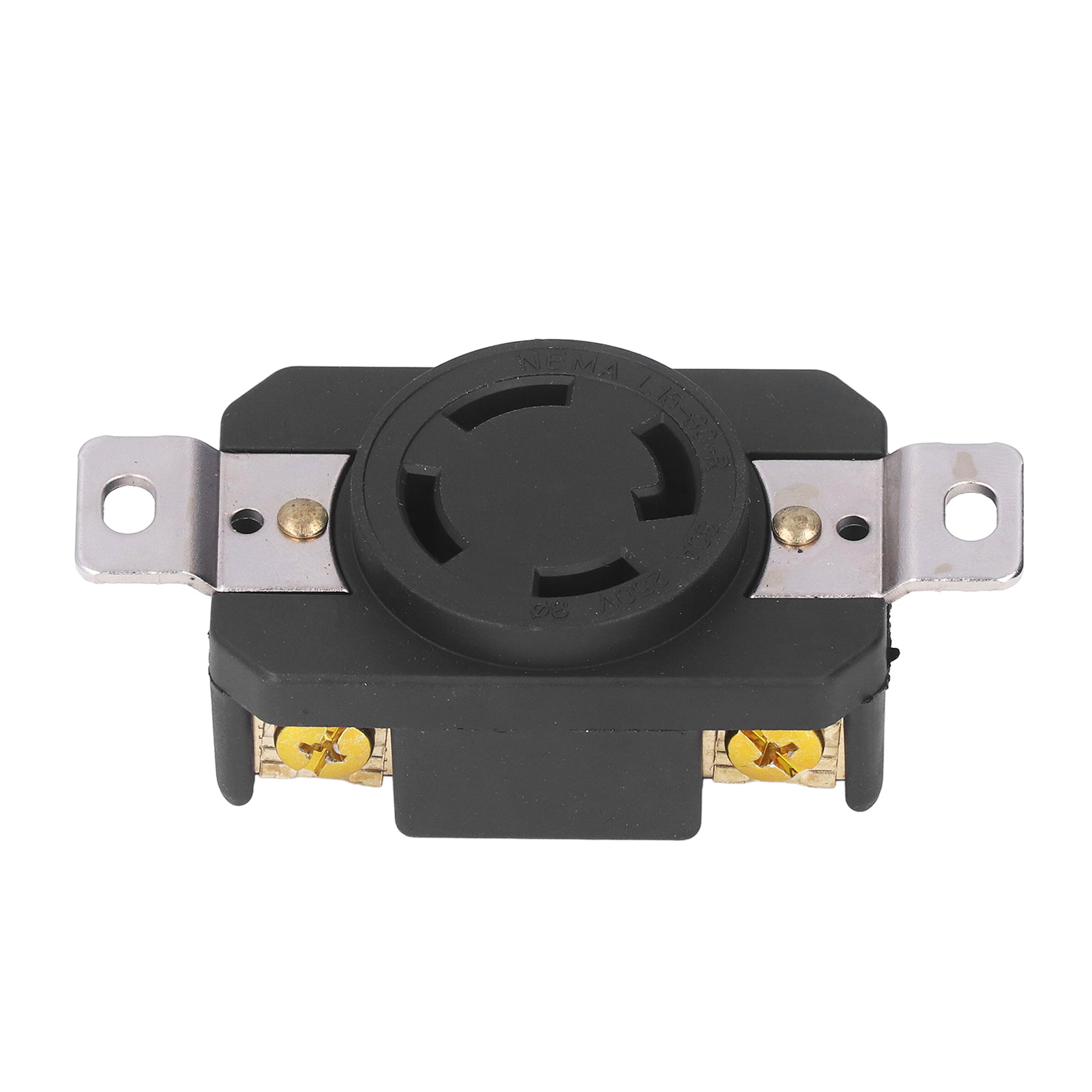 Industrielle 4-loch-einbausteckdose 30a 250v Nema L15-30r, Amerikanische Ausführung, Abschließbar, Wandmontage, Wasserdichter Anschluss Für Die Werkstatt.