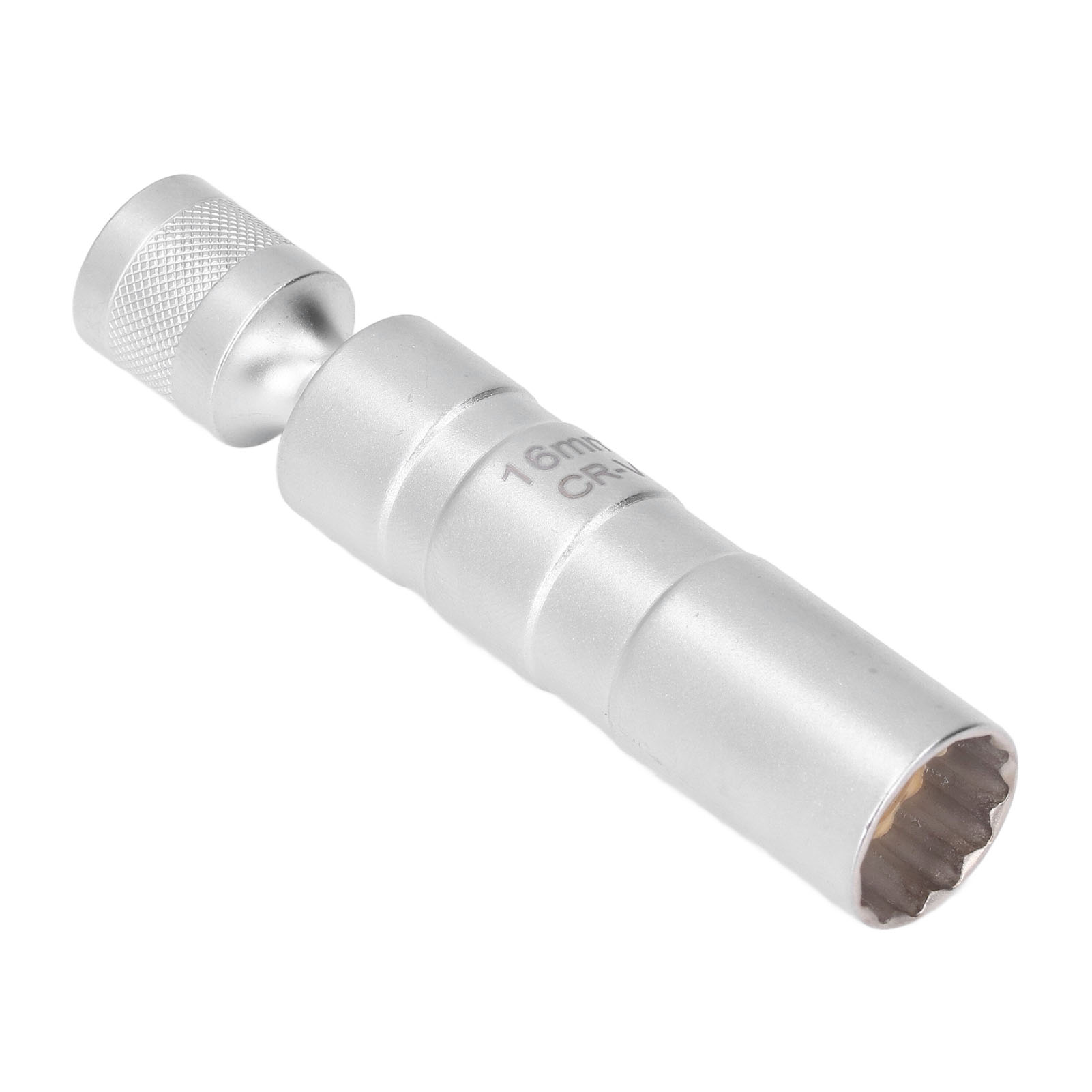3/8"-magnet-zündkerzensteckschlüssel, Universell, Dünnwandig, 12-kantig, 16 Mm Aus- Und Einbauwerkzeug, Magnetische Spitze