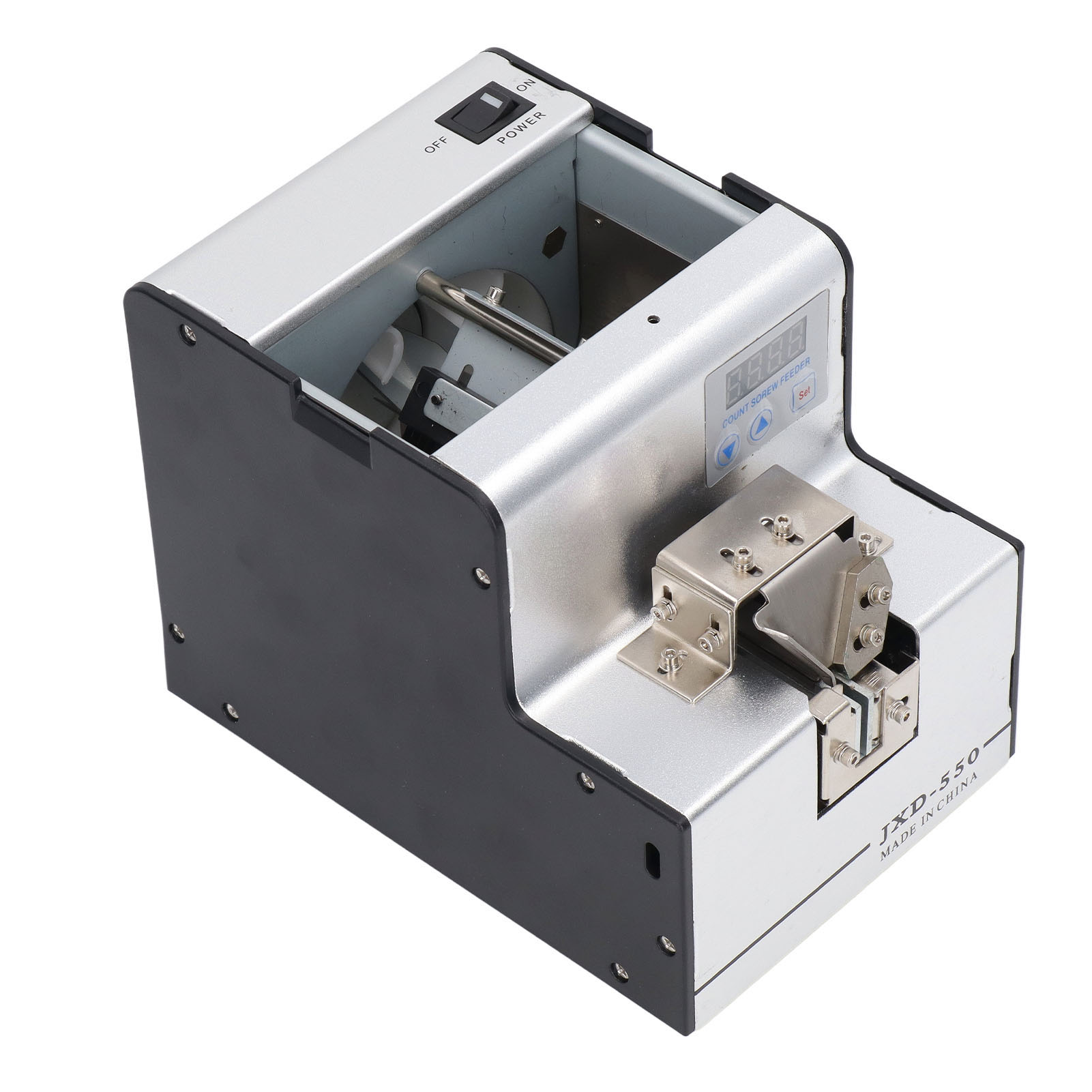 Automatischer Schraubenzähler Mit Dosierförderer, Digitalanzeige, 100–240-v-netzteil, Eu-stecker, Schraubenspender