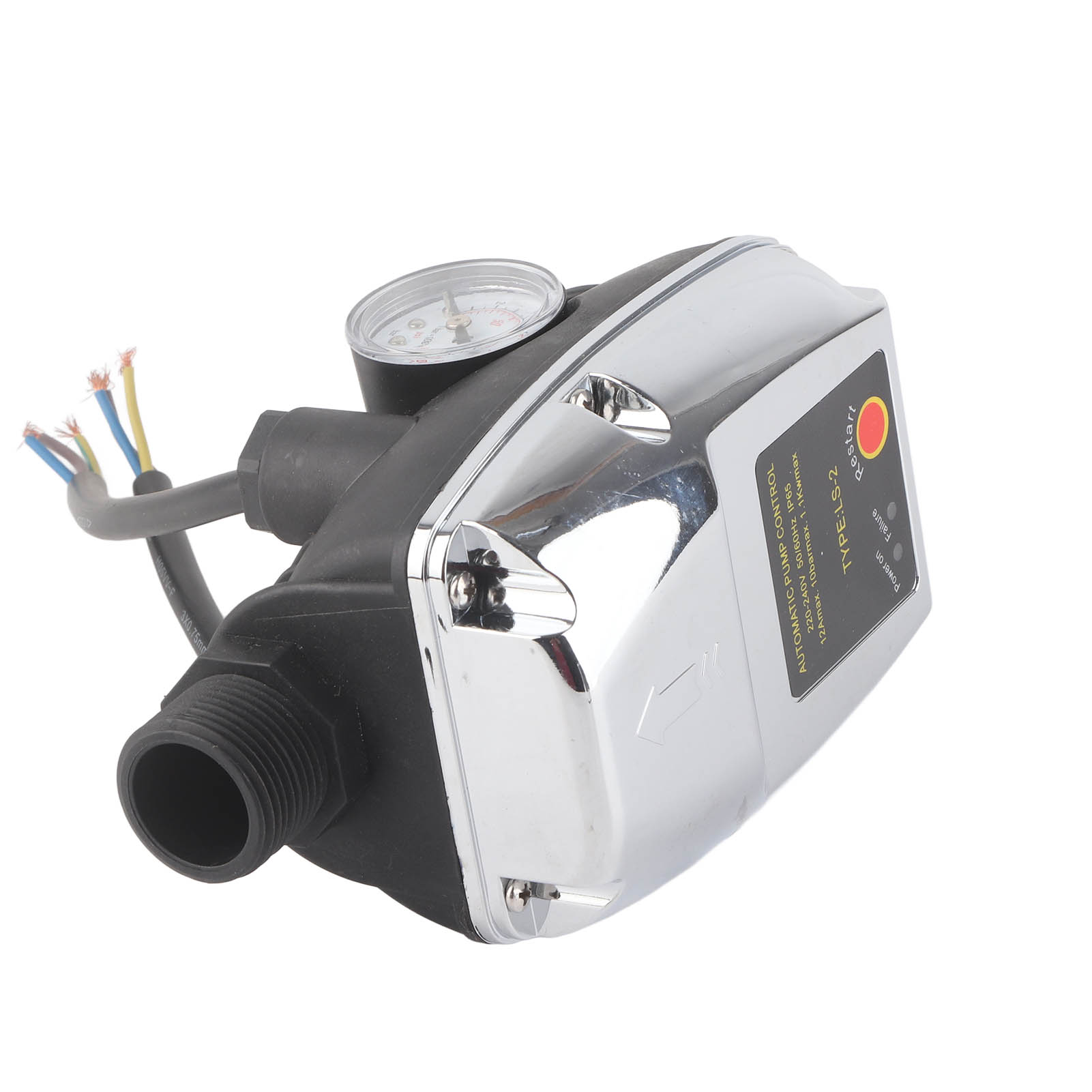Elektronischer Druckregler Für Wasserpumpen, G1-gewinde, Ip65, Leckageerkennung, Automatische Umschaltung 110-230v.