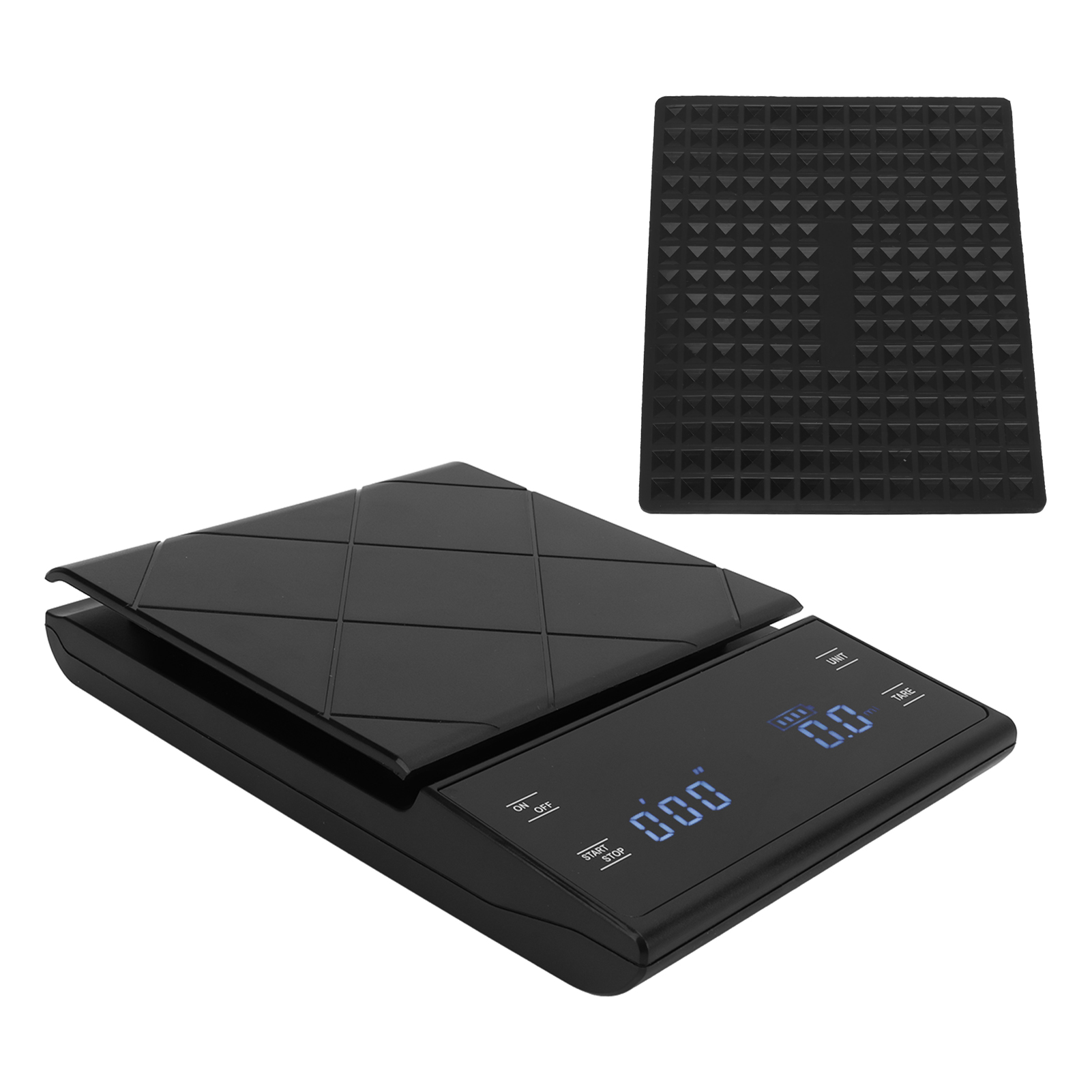 Präzise Digitale Küchenwaage Mit Timer, Touch-led-display, Automatischer Abschaltung, Rutschfestem Abs-gehäuse, Großem Fassungsvermögen Und Robuster Bauweise.