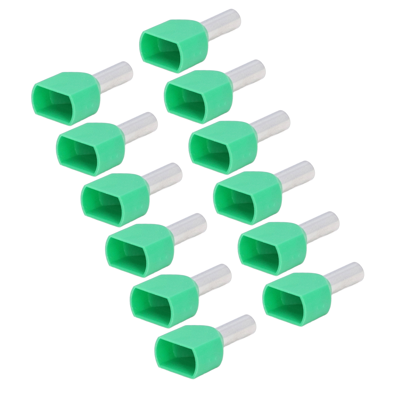 100 Pvc-isolierte Kupferkabel-aderendhülsen, Vorisolierte Kaltverpressenden, Elektrische Steckverbinder