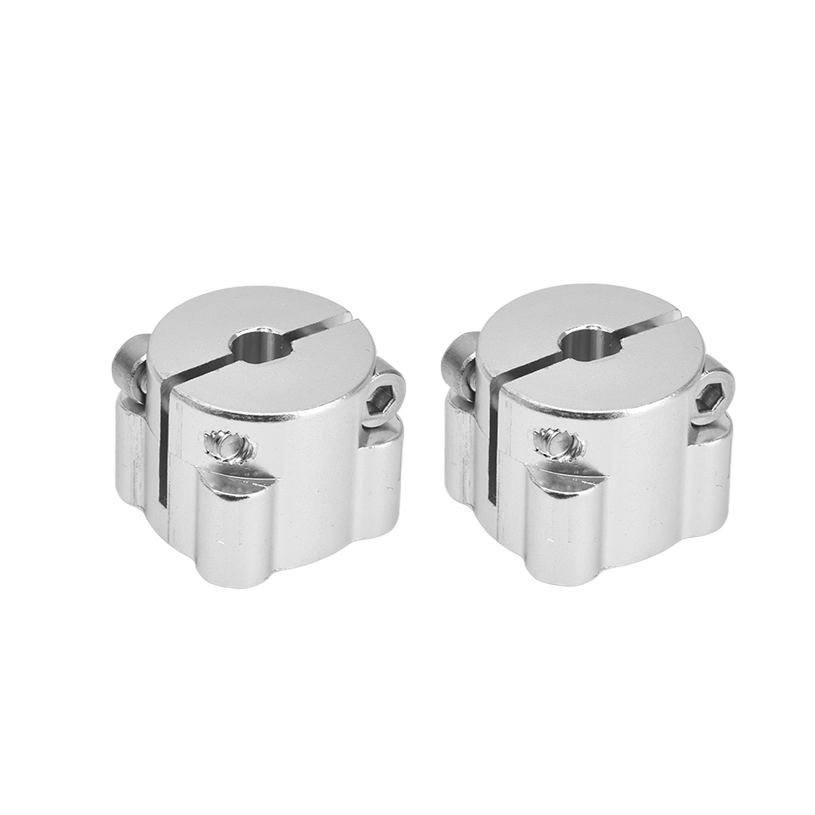 2-teiliges Hochbelastbares Aluminium-klemmenset, D-wellenbohrung Zur Wellenverbindung, 1/4-zoll-mittelloch, Befestigungsring Für Säule