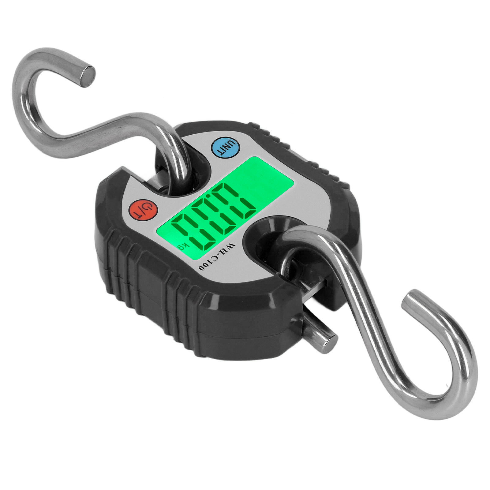 Digitale Elektronische Waage (150 Kg) Mit Lcd-anzeige, Gepäckwaage Und Wiegewerkzeug Für Lagerhallen, Schwarz
