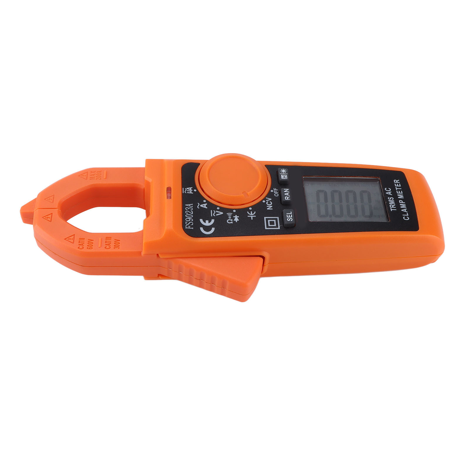 Fs9023a Industrielles Digitales Zangenmessgerät, Hochpräzises Berührungsloses Tragbares Multimeter Mit Hintergrundbeleuchtetem Lcd-display