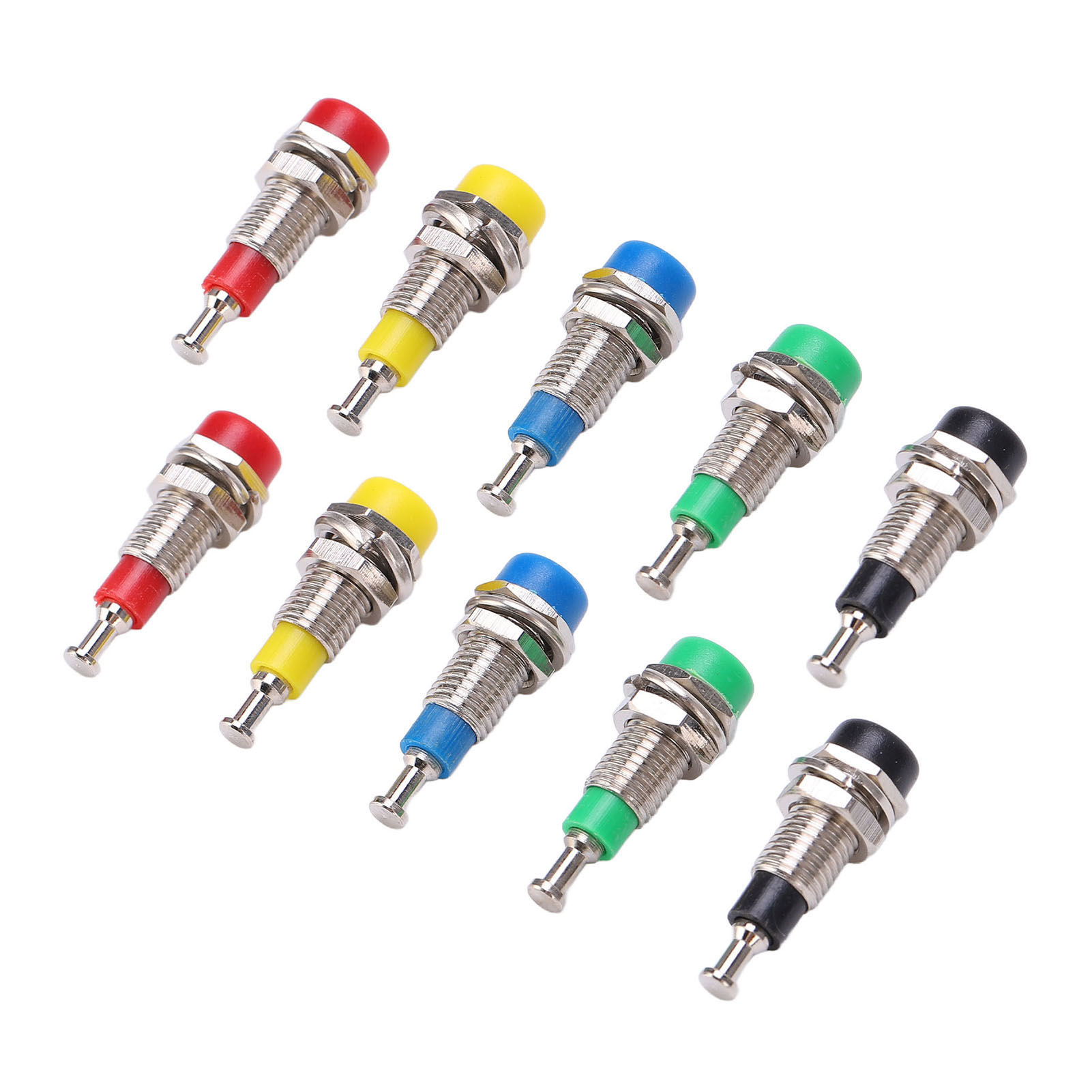 Packung Mit 2 Vergoldeten Bananensteckern (2 Mm, J.40006), Einbaubuchse, Anschlussklemme Für Elektronische Geräte, Klinkenstecker