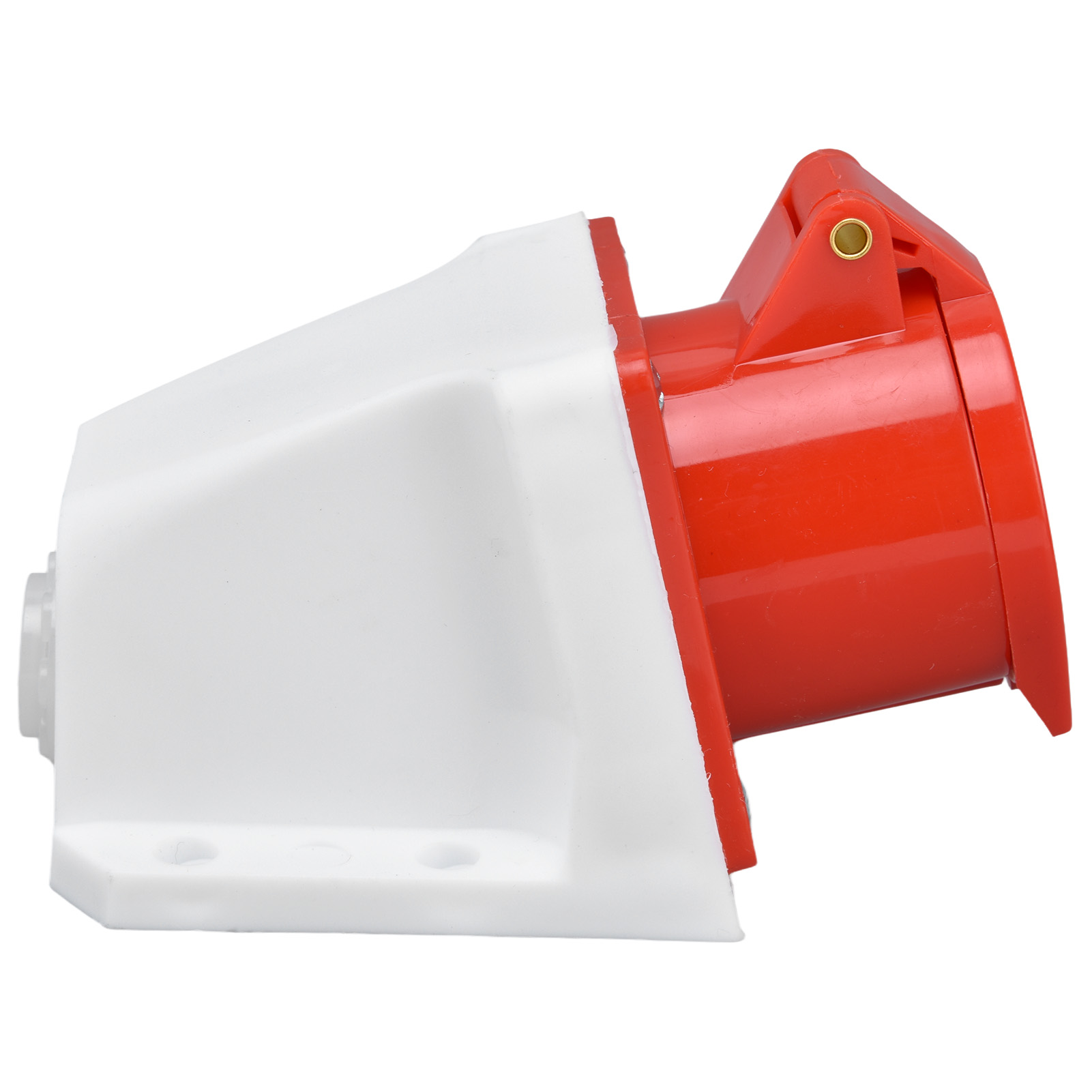 Unterputz-cee-steckdose, Rotmessing, 220-380v 240-415v Ip44, Industrielle Wandsteckdose 3p+n+e, Wasserdichte Steckdose Für Die Werkstatt, Aufputzmontage, Robuste Schutzart.