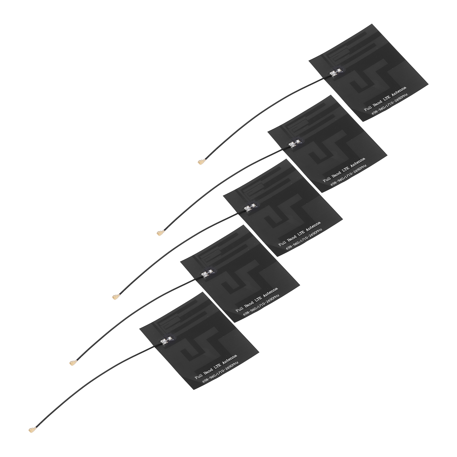 5-teilige Hochleistungs-fpc-antenne Für 4g, 2g Und 3g Mit Ipex-anschluss Für Gsm/gprs, Funkmodule, Interne Empfänger, Geringe Verluste, Kompatibel Mit Nz4gfpc005