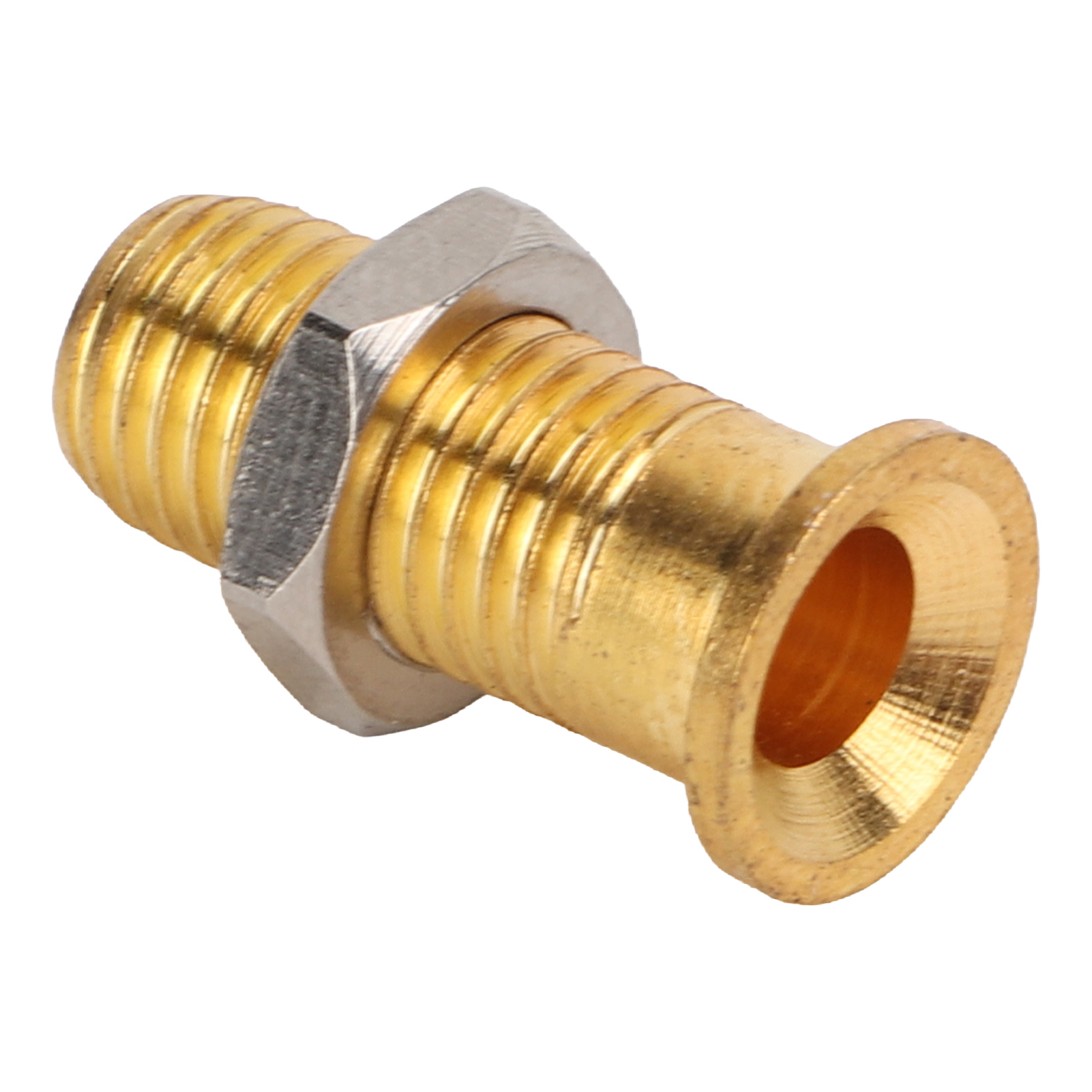 Packung Mit 20 Vergoldeten 4-mm-kupfer-bananensteckern (weiblich), Einbaubuchse Mit M6-sechskantmutter Für Elektrische Prüfungen