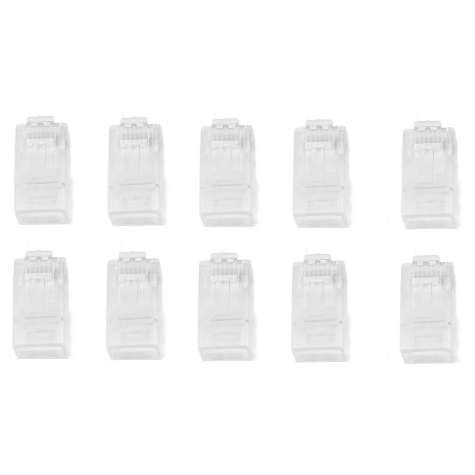 100 Vergoldete Rj45-stecker, Robust Und Langlebig, Netzwerkkabel-anschlusskappen, 100er-packung