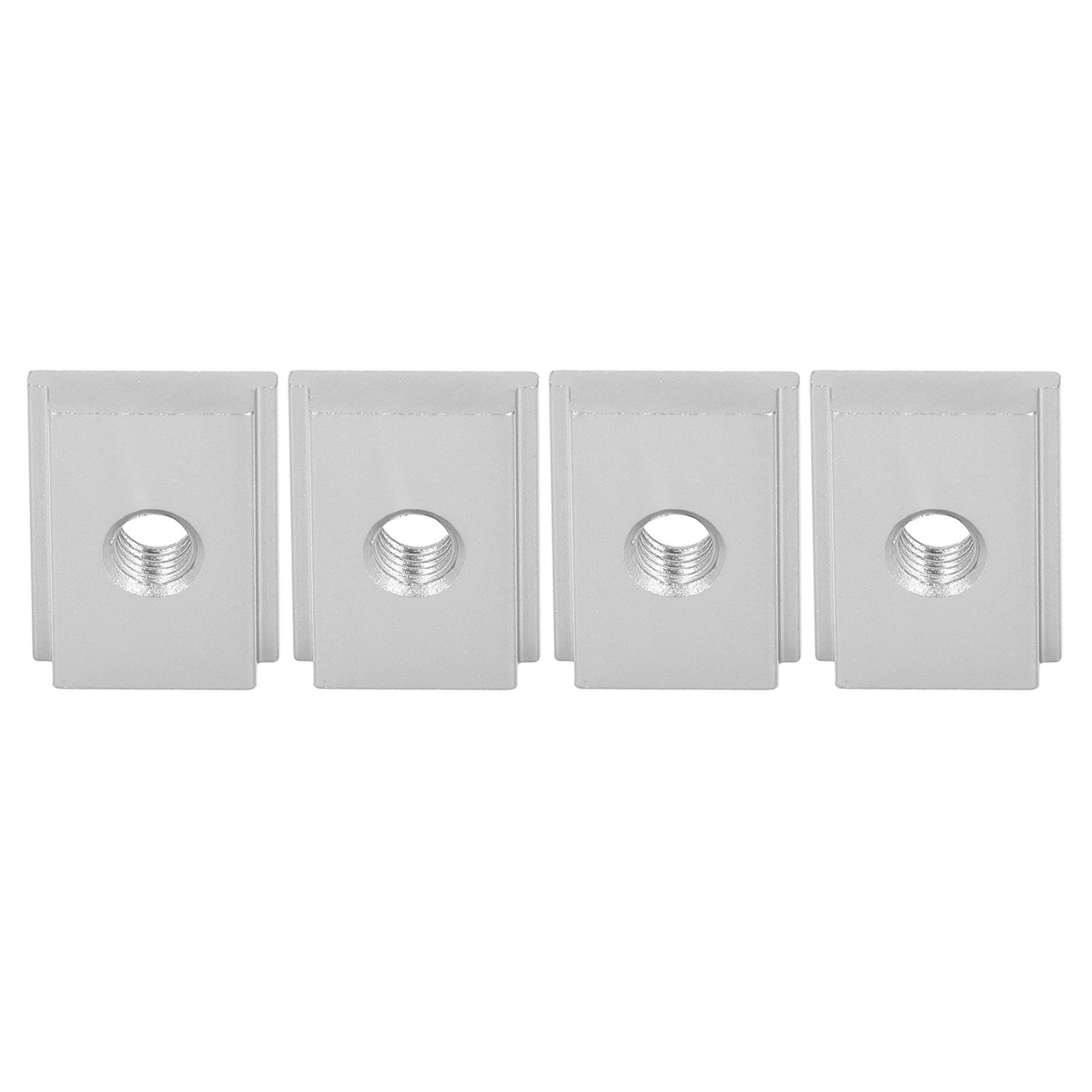 T-förmige Gleitmuttern Typ 30, 4er-pack, M8, Aluminiumlegierung, Linearteile Für Tischlerarbeiten, Silber, Serie 30.