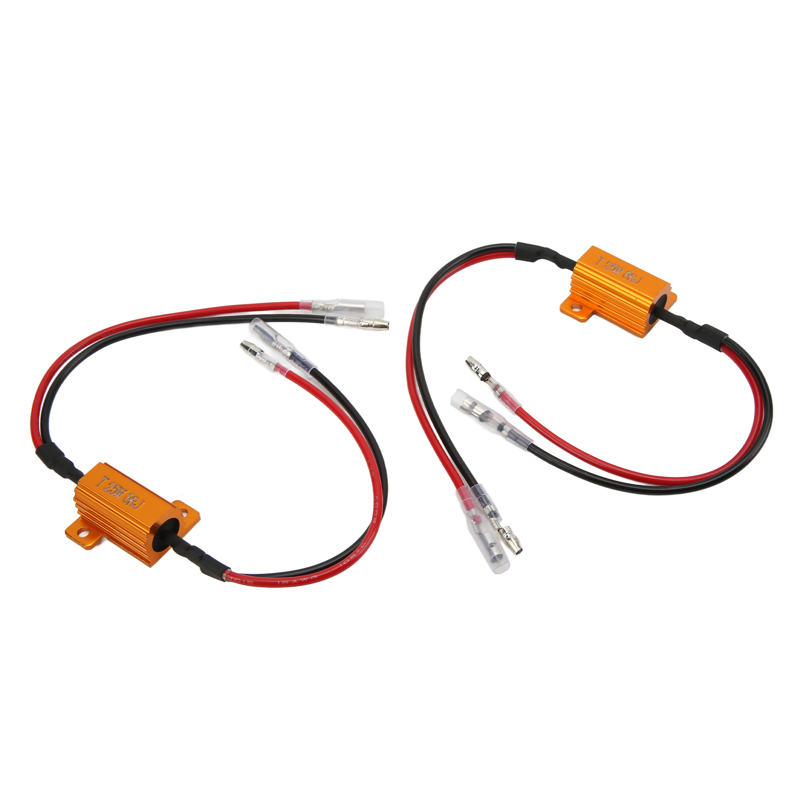 Packung Mit 2 Kompakten, Effizienten, Hochfrequenten 25w 8ω Led-widerständen, Tragbar Und Praktisch Für Verstärker