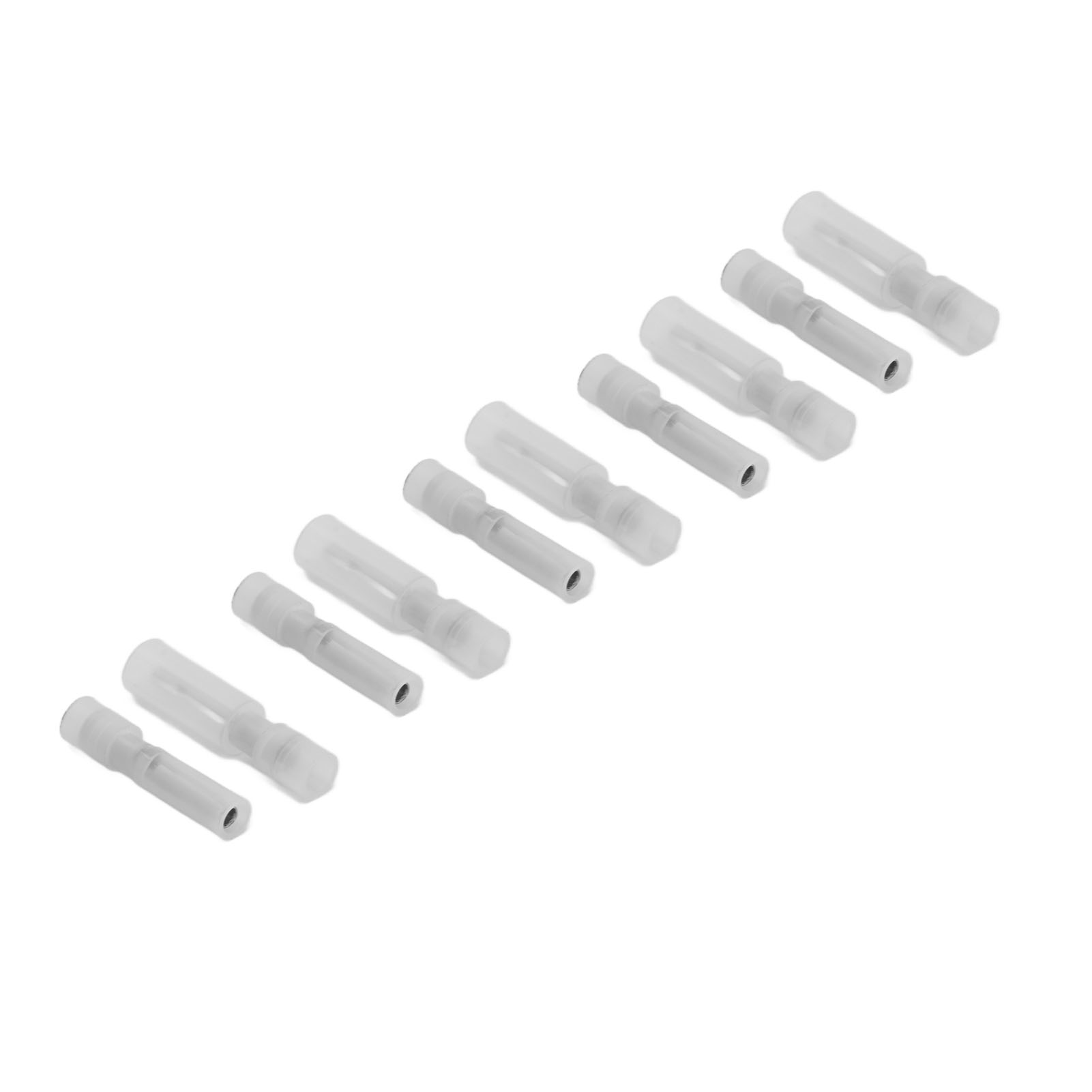 Elektrischer Schraubverbinder Aus Nylon, Männliche Und Weibliche Enden, Isolierte Buchsenklemmen, Schnellverbinder Für Kabel Mit Einem Querschnitt Von 0,3-1,0 Mm², Packung Mit 20 Stück.