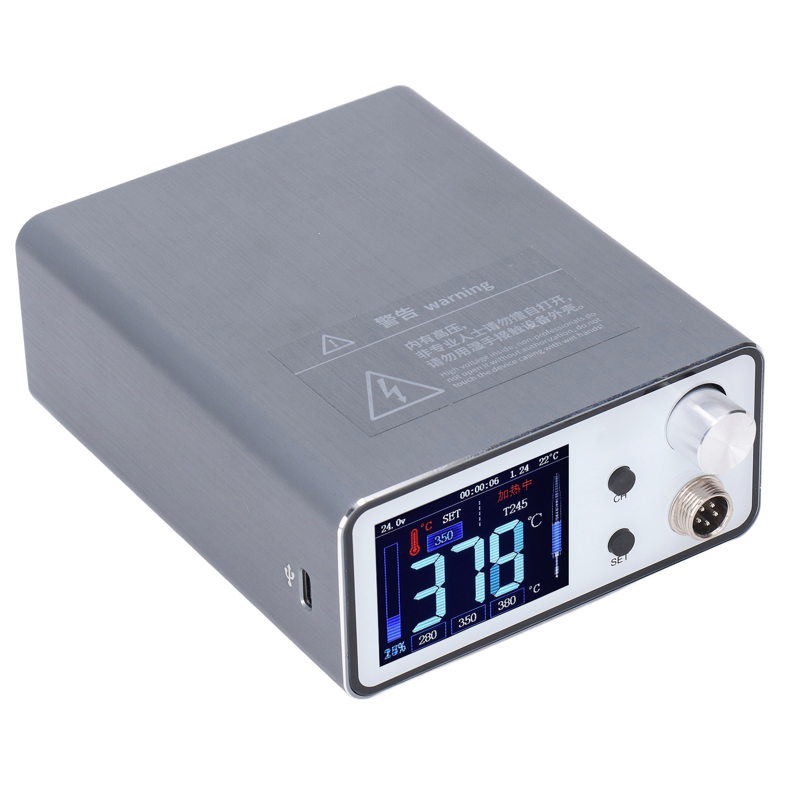 Intelligente Lötstation Mit Konstanter Temperatur, Digitalanzeige, Elektronik-reparaturset, 220-v-eu-stecker