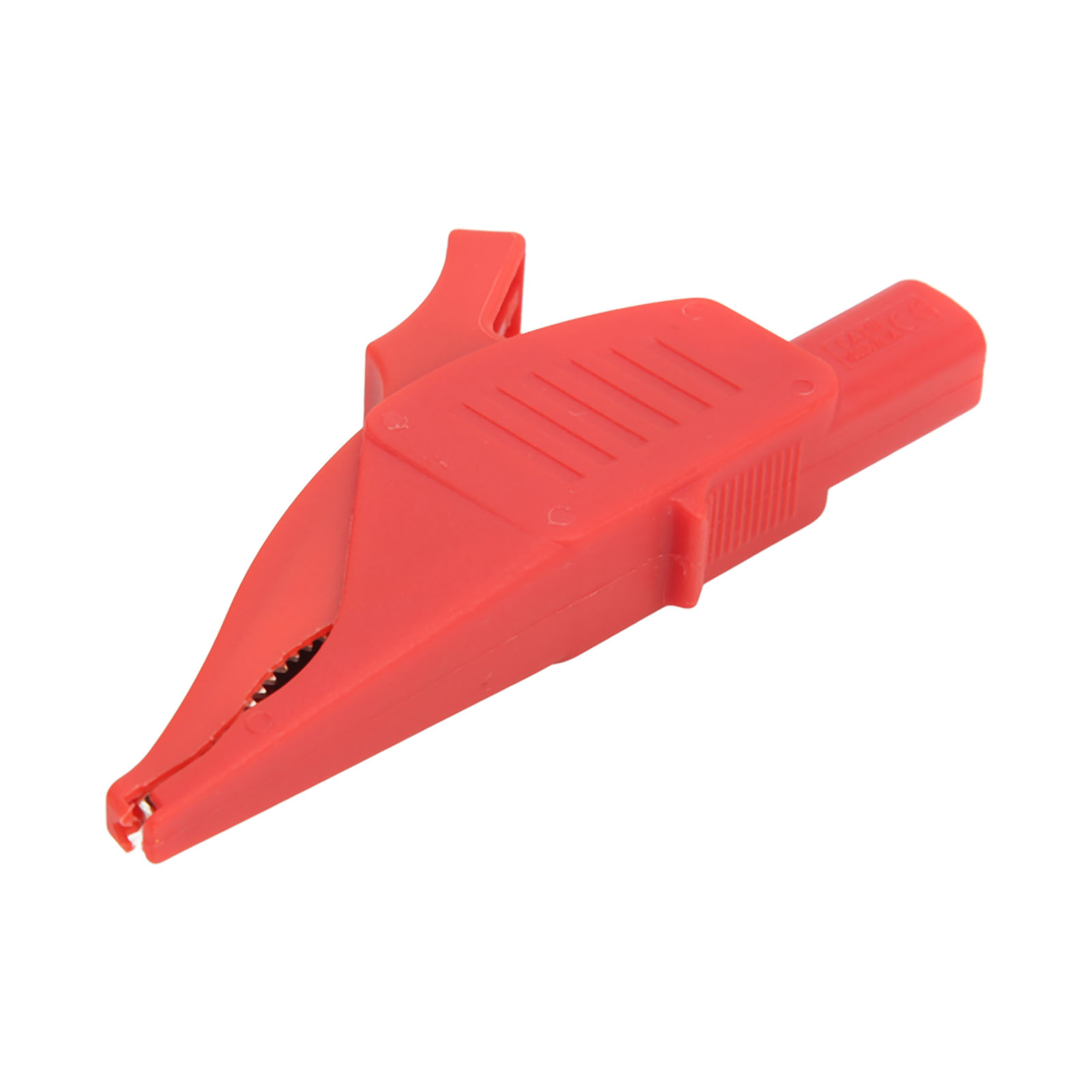 Elektrische Prüfklemme Aus Messing, Isoliert Mit Pa-mantel, 4 Mm Öffnung, 5 Mm Sicherheitskabel, Für Autobatterien, 32 A/1000 V, Rot, 1 Stück