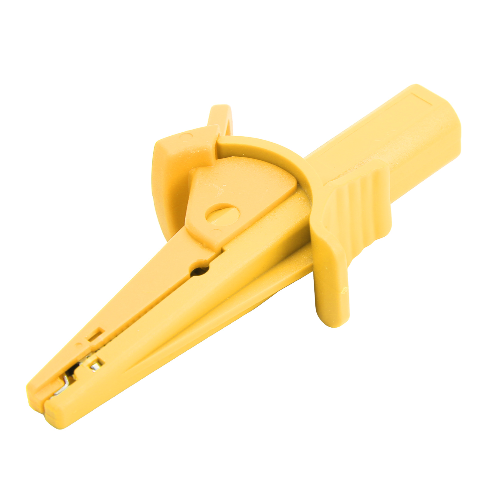 Isolierte Prüfklemme Mit 20 Mm Öffnung, Stromklemme Mit 4-mm-bananenstecker Für Kfz- Und Lkw-elektrikprojekte – Gelb