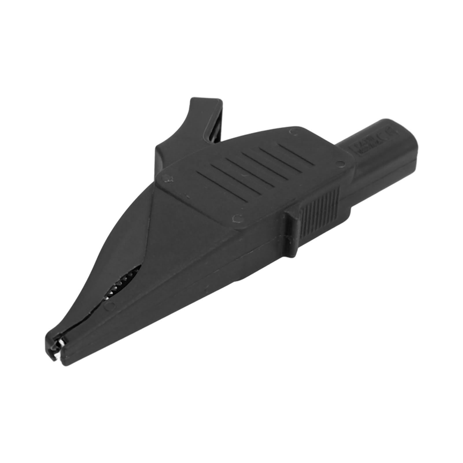 Elektrische Prüfklemme Aus Messing, Pa-isolierung, 4-mm-anschluss, Für Autobatterien, 32 A/1000 V, Schwarz, Einzelpackung