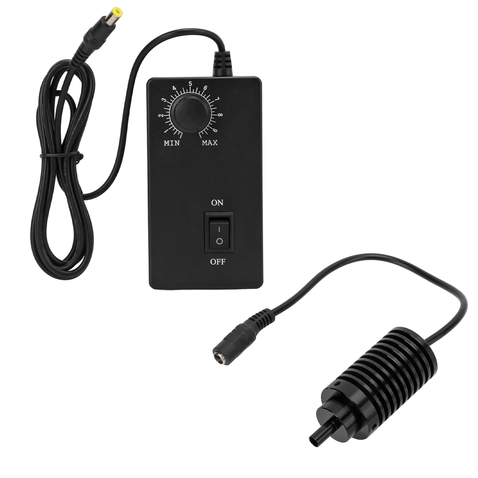 Koaxiale Led-mikroskopleuchte, Hohe Helligkeit, Verschleißfest, Effiziente Wärmeableitung, 6 Mm Led-spot, 100–240 V Wechselstrom, Eu-stecker, Grün