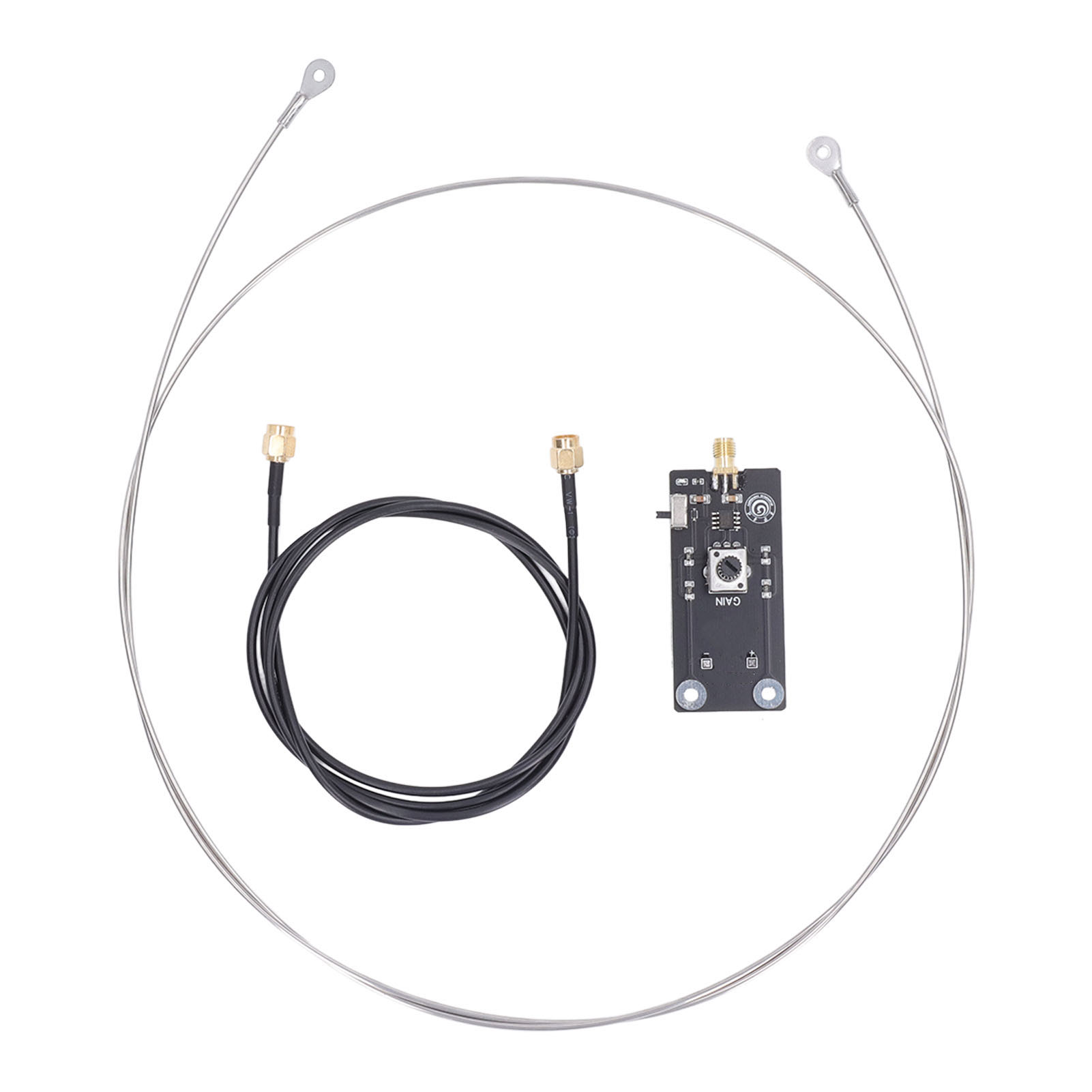 Ne592 Aktive Rahmenantenne, Sdr-empfangsschleife, Hf-funkempfänger, Kompakte Verstärkte Antenne, Rauscharm, Für Amateurfunker Und Kopfhörer.