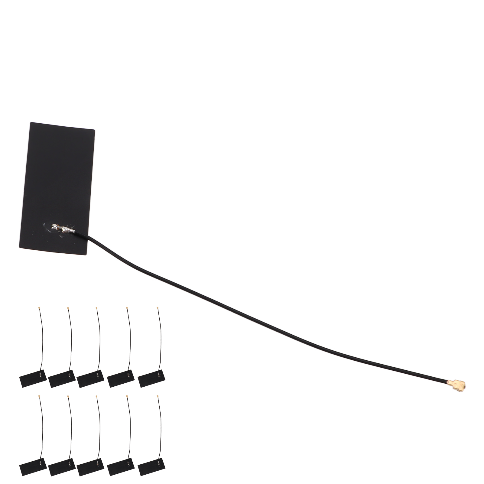 6dbi Ipex Interne Fpc-antenne Für Drahtlose Überwachung, 10er-packung, Kompatibel Mit Wifi Bluetooth Nz-868, Dualband 2,4g/5g-antenne, Geringe Stellfläche, Ipex-anschluss, Für Den Innenbereich Geeigne