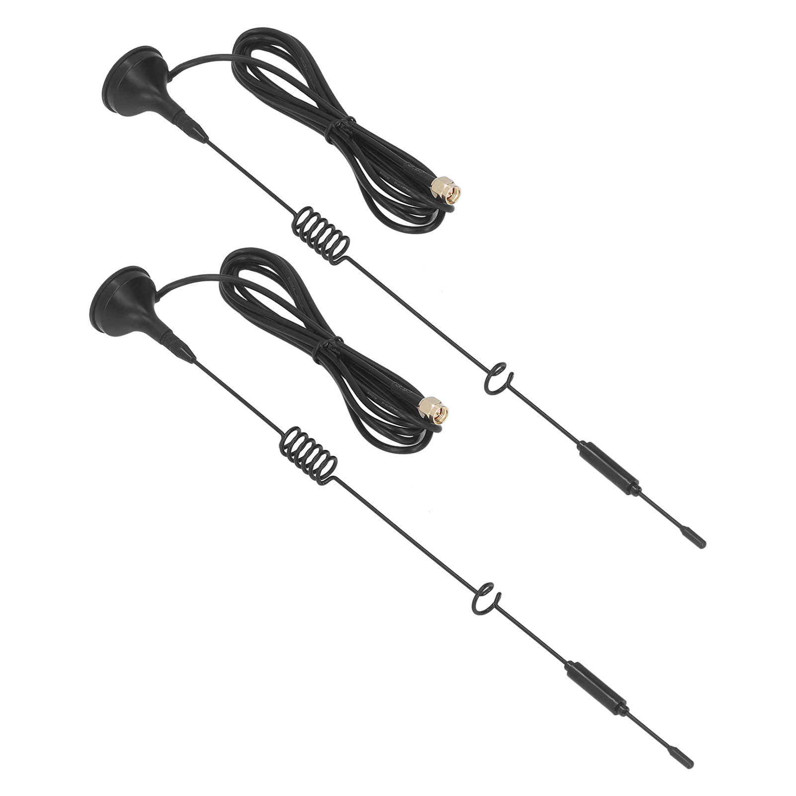 Konvolut Von 2 Omnidirektionalen Lte-kupferantennen, 12 Dbi, Hohe Verstärkung, 4g-router-antenne, Magnetisch, Magnetische Montage