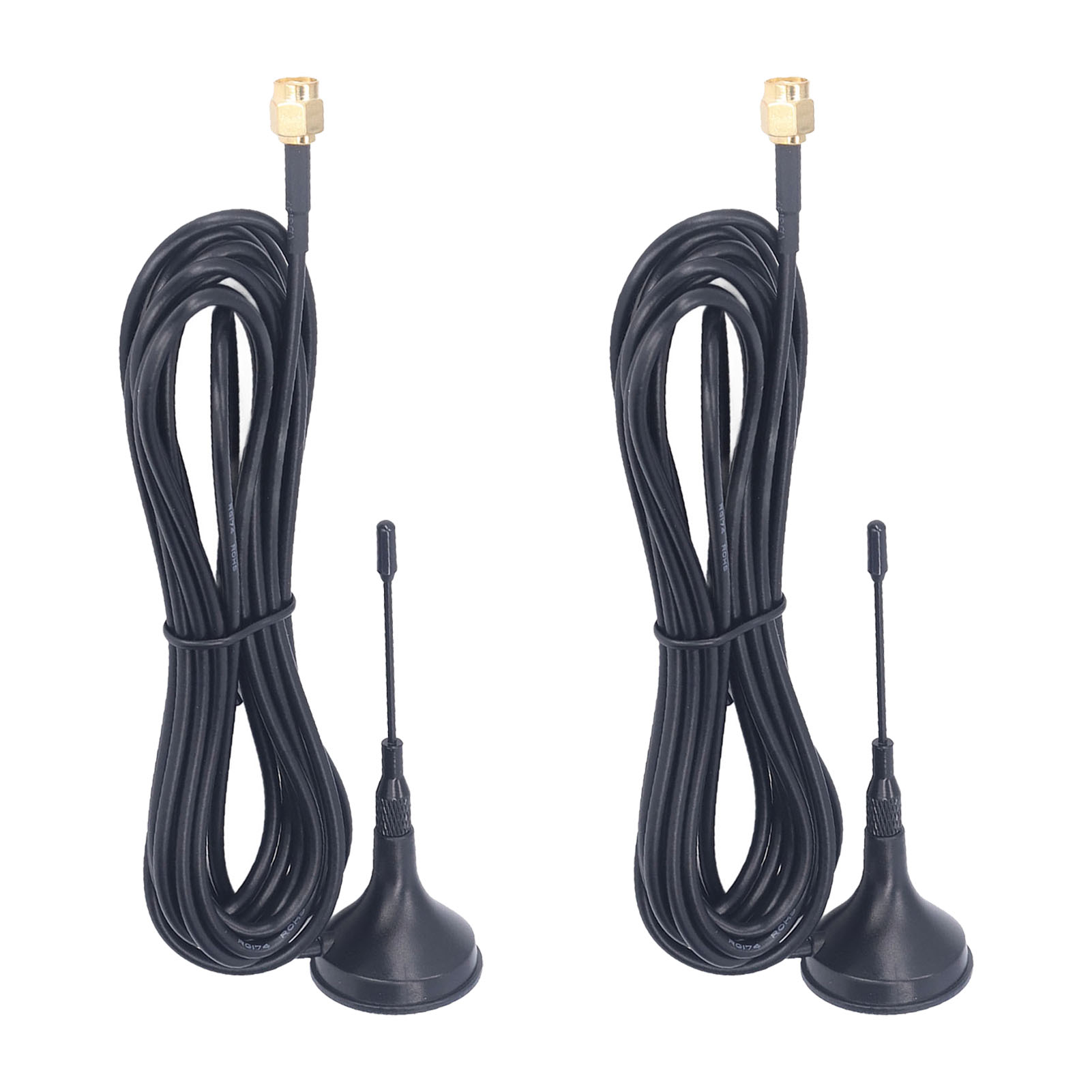 2 Mini-gsm-saugantennen, Starker Magnetischer Sma-anschluss, Gprs 2g/3g-empfang Und -übertragung, 2er-pack