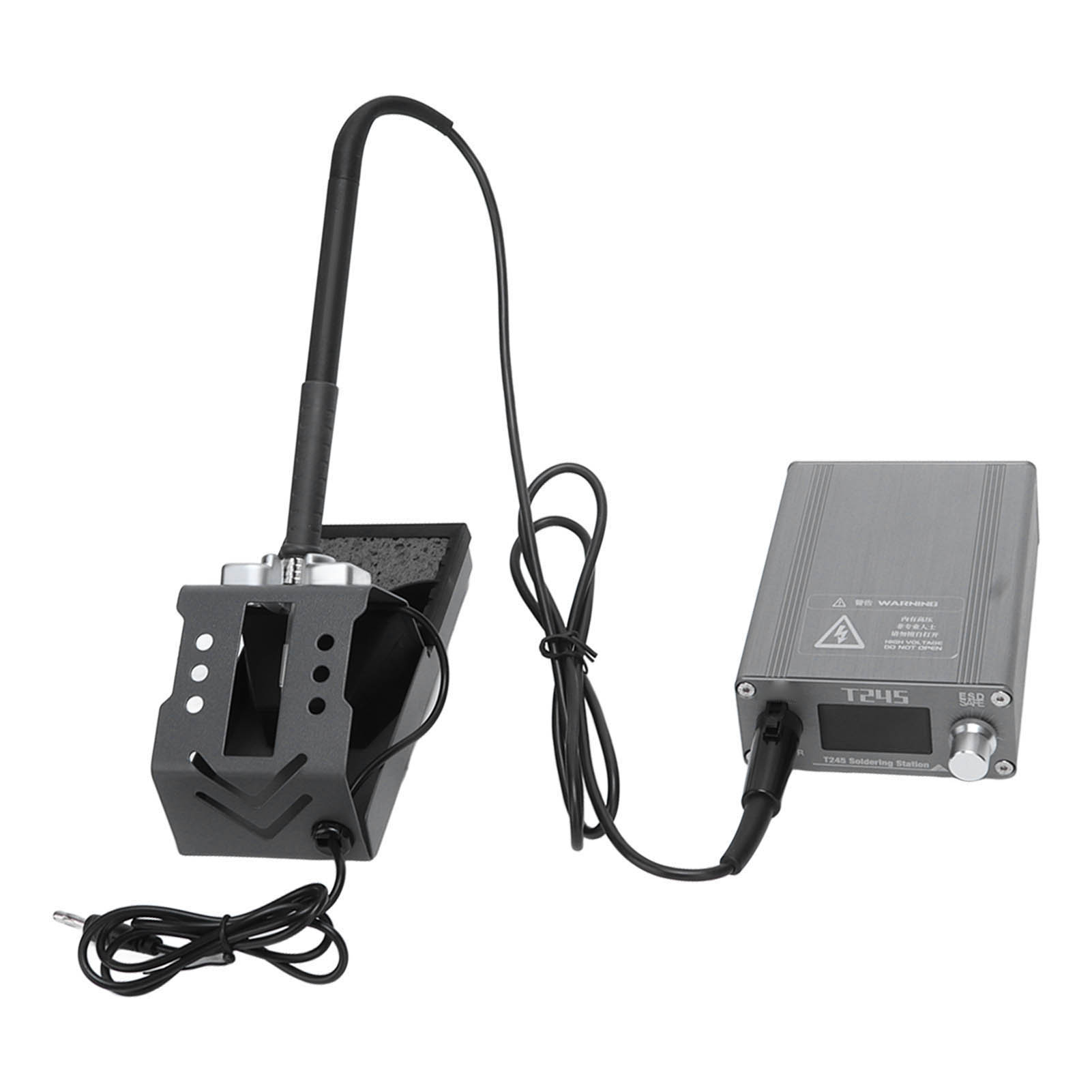 Lcd-lötstation, Intelligenter Lötkolben, Reparaturset Mit Konstanter Temperatur, Oss T245, 100–240 V, Eu-stecker