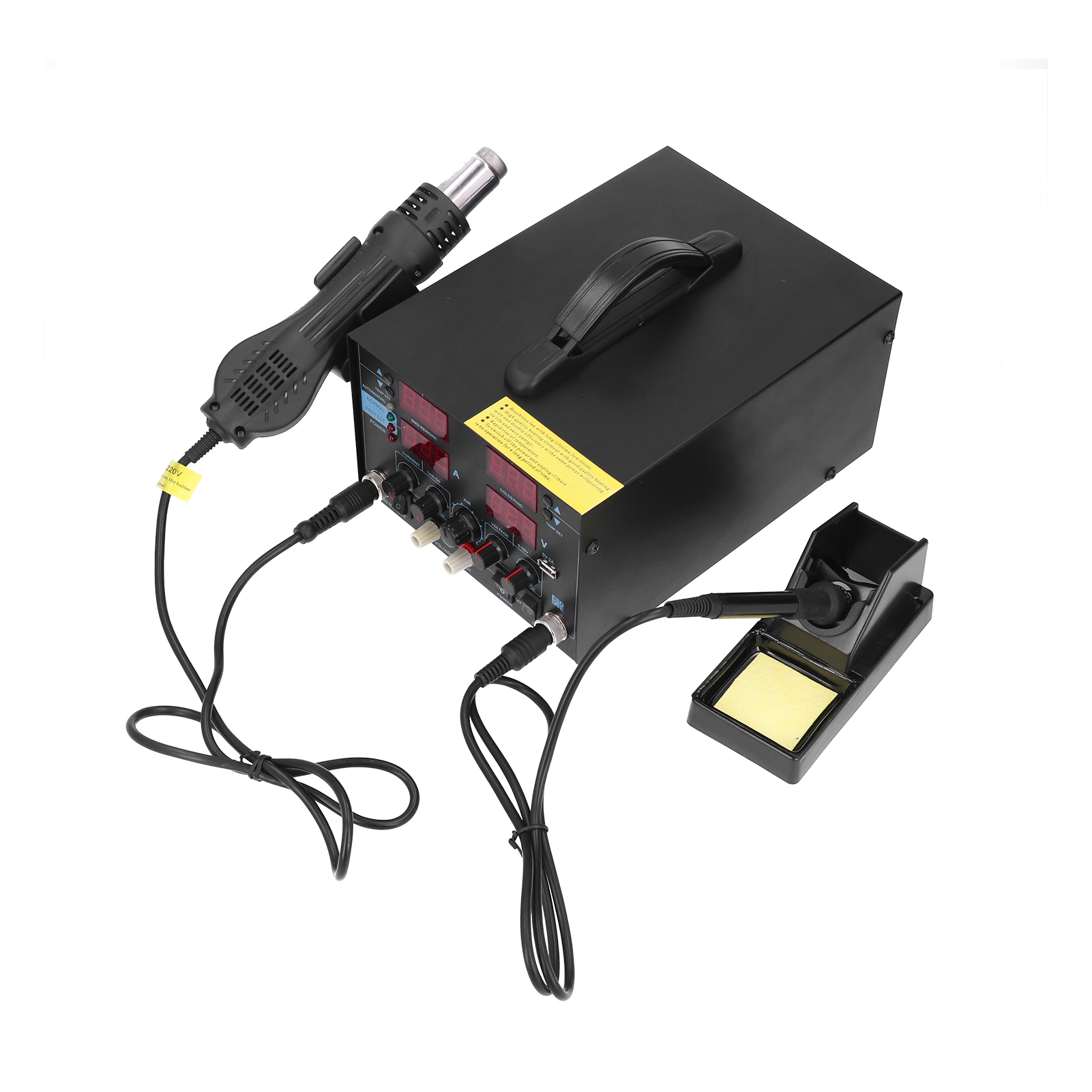 Lötstation Mit Lötkolben Und Heißluftpistole, 30v 5a Usb-netzteil Für Reparaturen, 250v Eu-stecker
