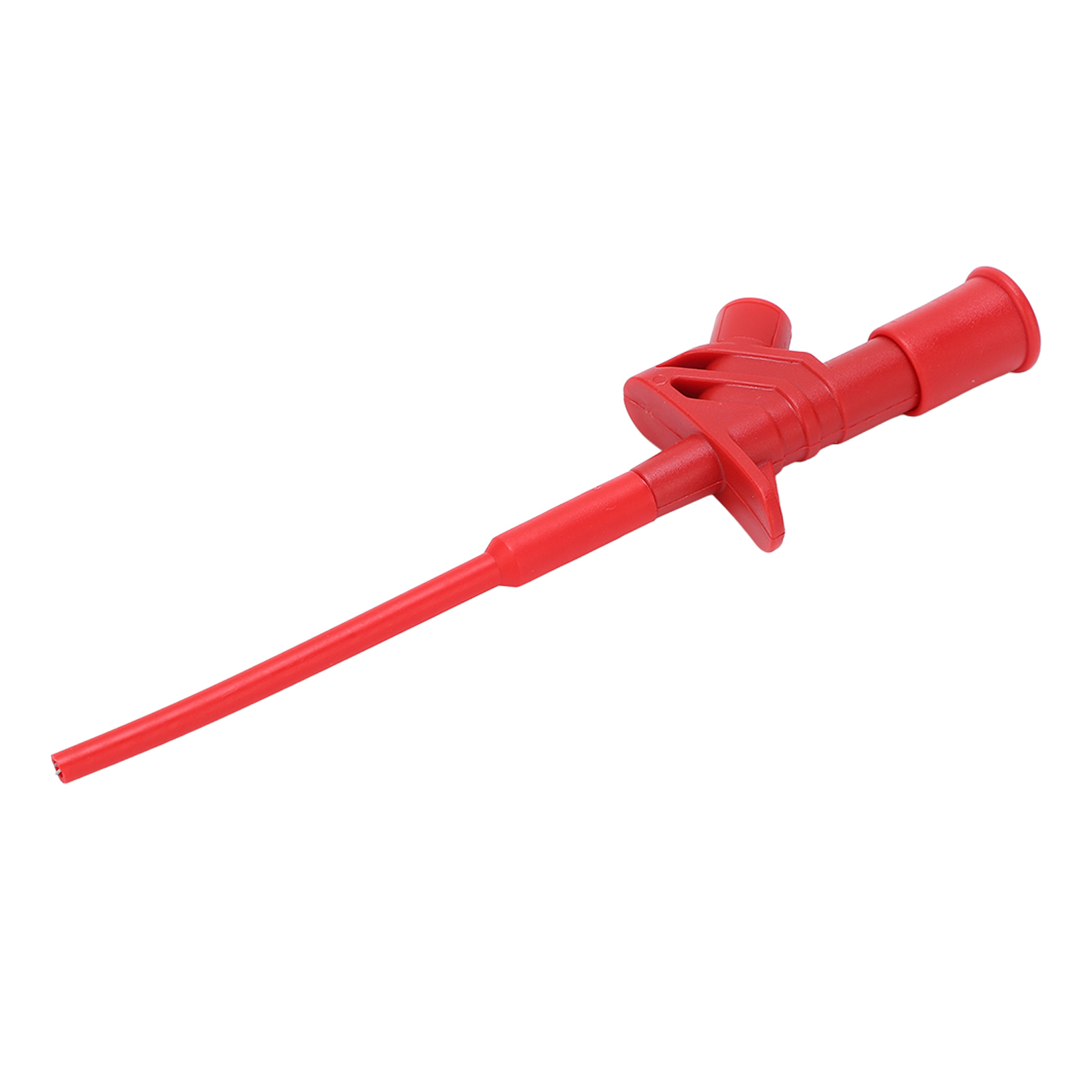 Flexible Prüfklemme J.30021, Punktionsnadel Aus Edelstahl, Schnellverschluss-sicherheitsclip Mit 4-mm-buchse, Für Elektronikreparaturen, Rot