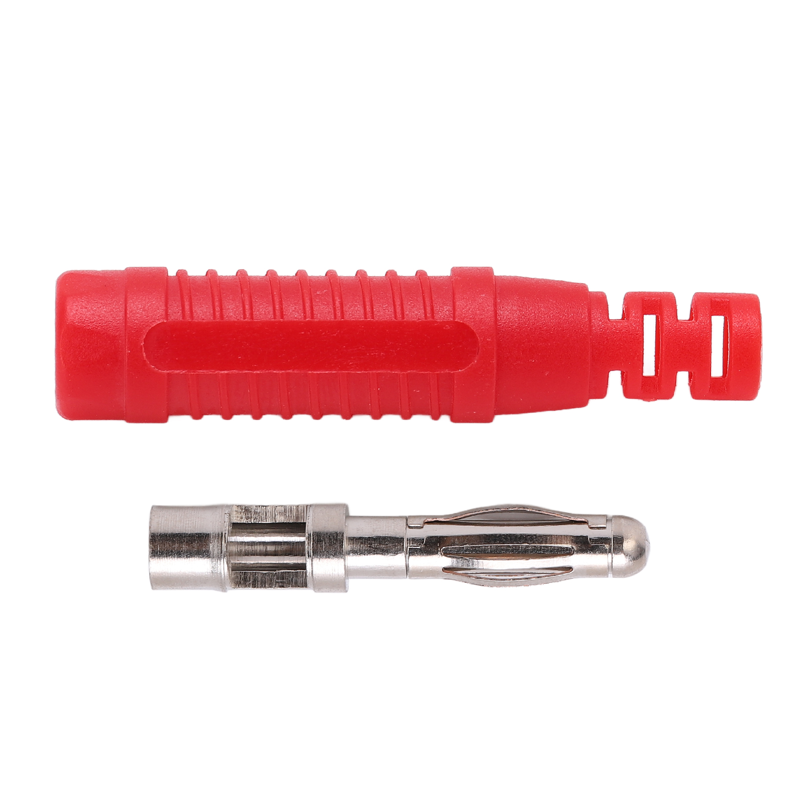 4-mm-bananenstecker (männlich) Aus Rotem Kupfer, 10er-packung Metallstecker Mit Gehäuse Für Test- Und Messgeräte