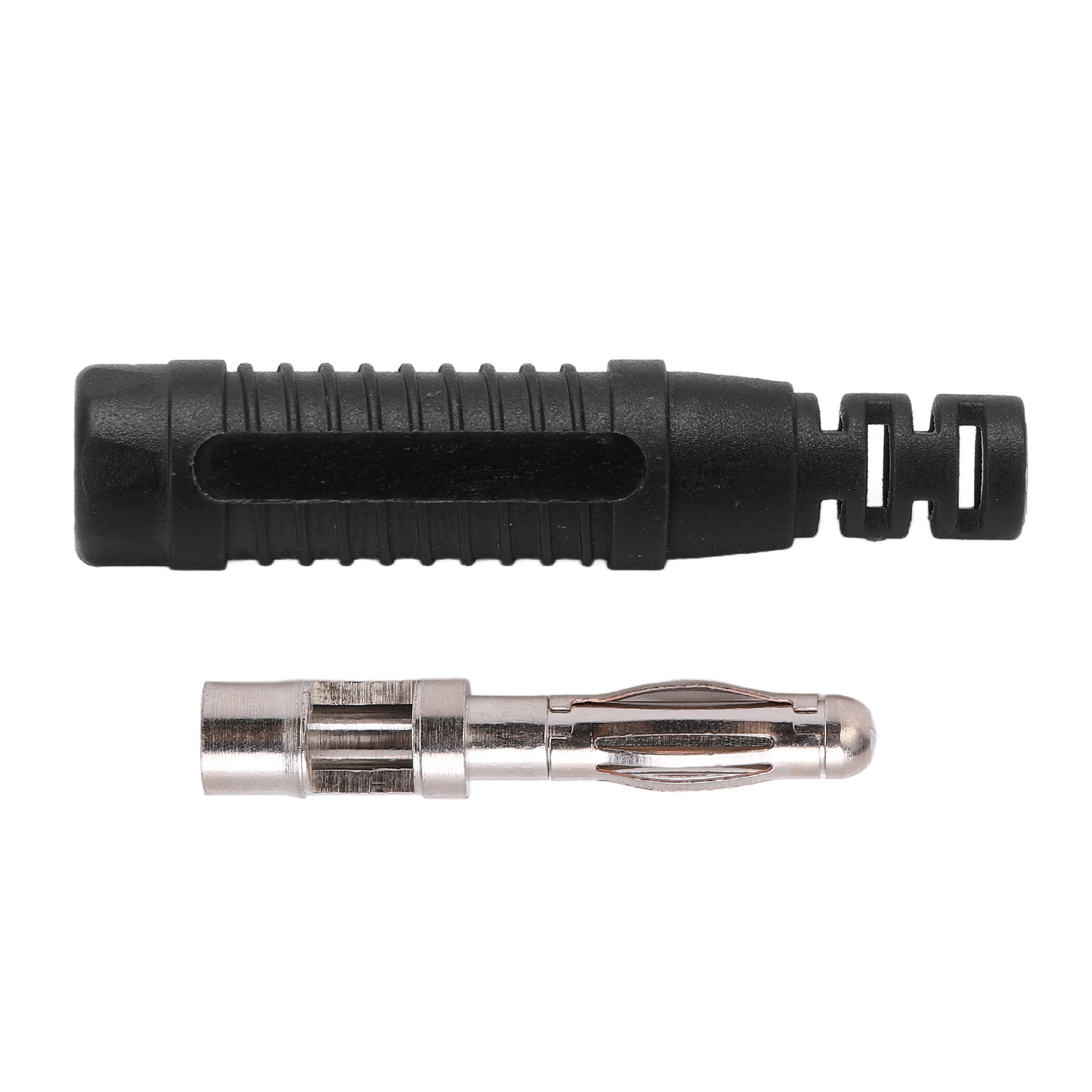 4-mm-bananenstecker (männlich), Rotkupferfarben, 10er-packung Metallstecker Mit Schwarzem Gehäuse Für Testgeräte