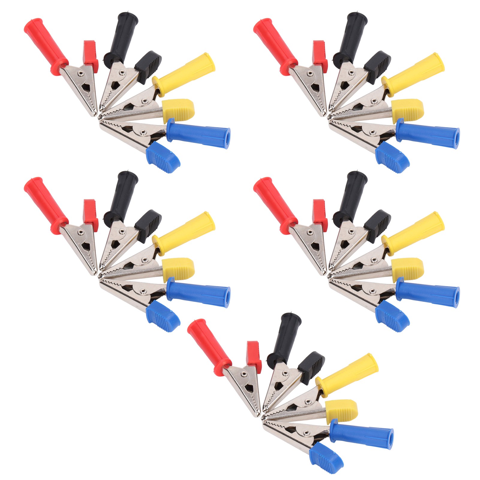 Set Mit 5 Prüfklemmen Mit Messing- Und Pvc-anschlüssen, Autobatterieladegerät, 4-mm-klinkenstecker Für Kabel