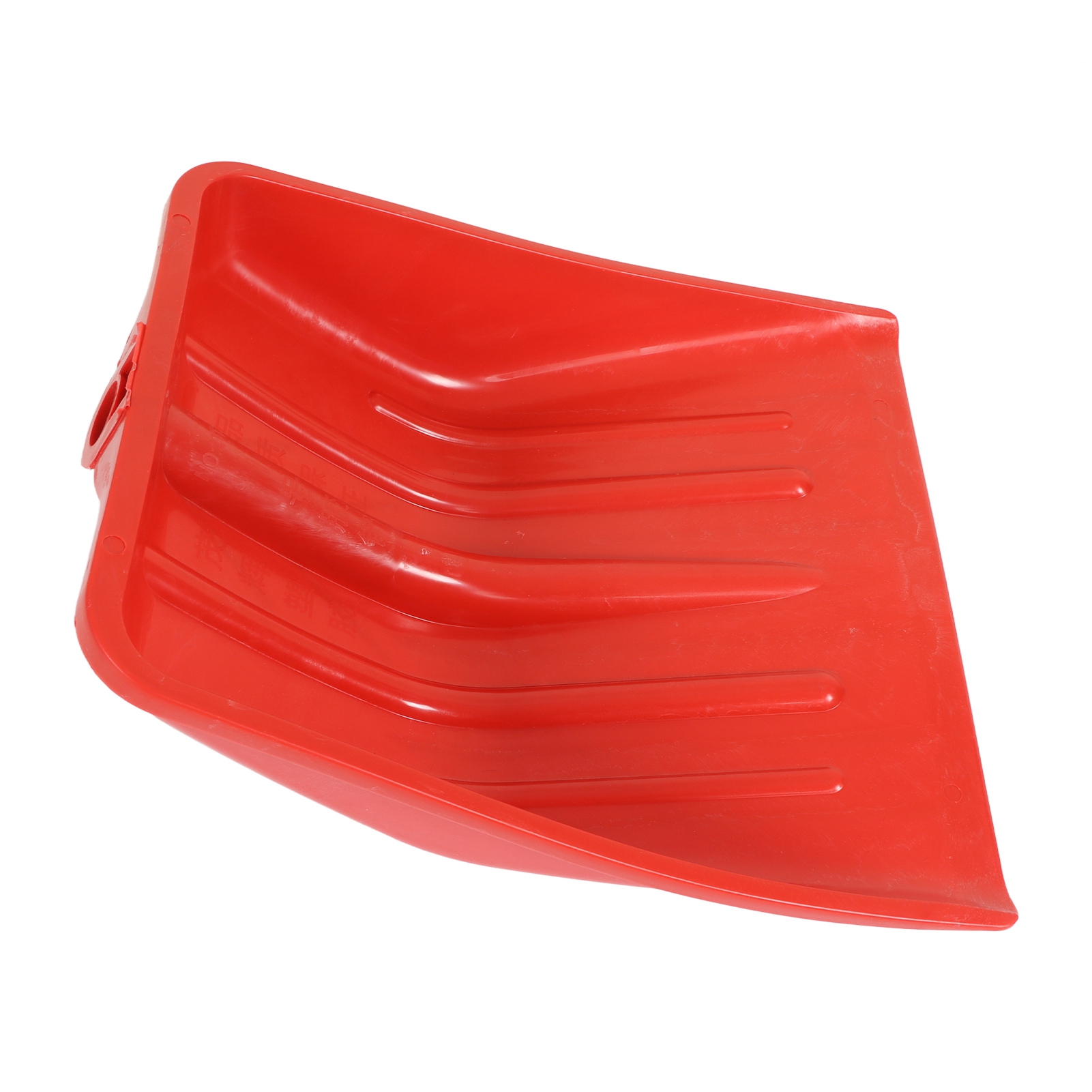 Rote Schneeschaufel Aus Verstärktem Pp, Langlebig Und Robust, Sicheres Gartengerät Für Kinder, 48 X 44 Cm (18,9 X 17,3 Zoll)
