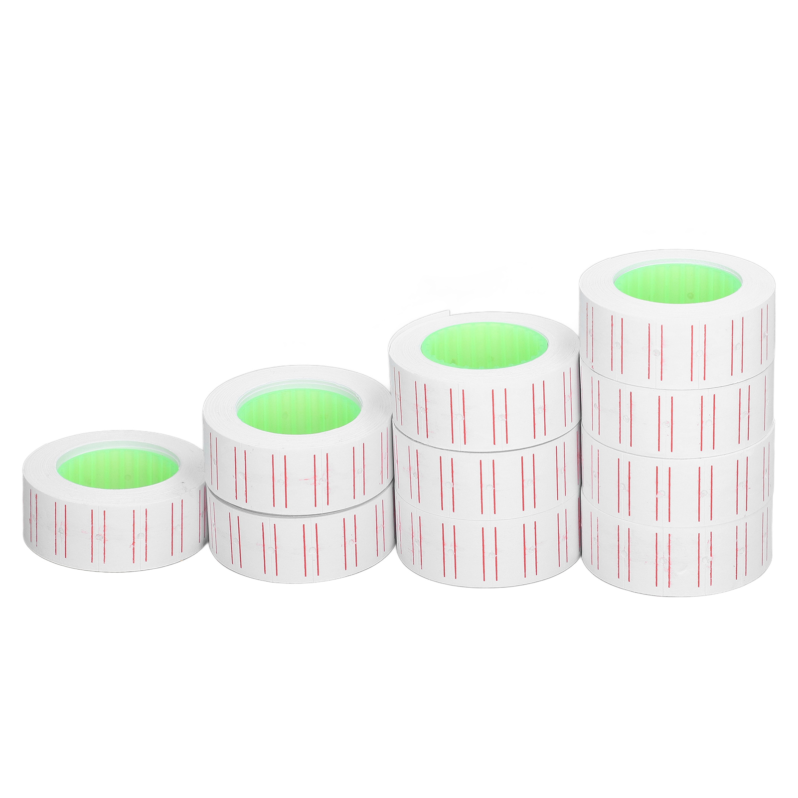 Selbstklebende Preisschilder, 30 Rollen, 15.000 Stück, Einzeilige Papieretiketten, 21 X 12 Mm, Für Etikettiergerät Mx5500
