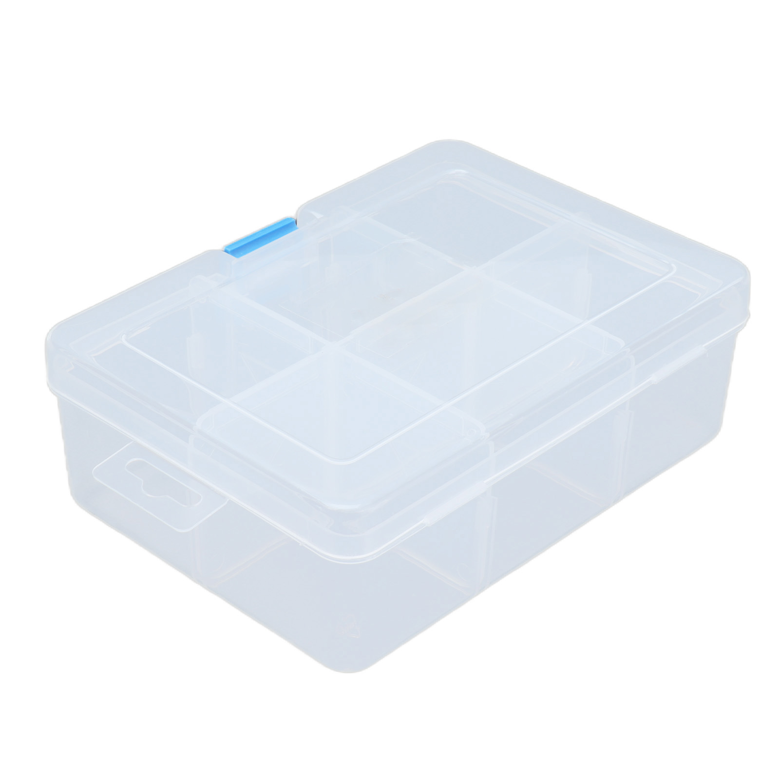 3-teilige, Transparente Aufbewahrungsbox Mit Herausnehmbarem Gitter, Schrauben- Und Befestigungsmaterial-organizer, 6-teiliges Pp-aufbewahrungsregal