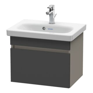 Duravit Waschtischunterschrank Com DuraStyle 50x36,8cm, graph m/bas matt, 1 Auszug