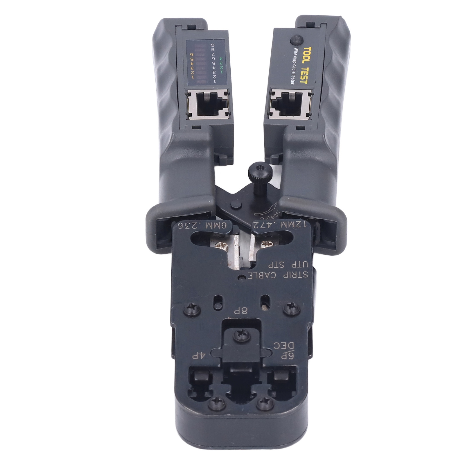 Ratschen-crimpzange, Kabelabisolierer Und Drahtschneider Für Rj45 8p 6p 4p-stecker, Professionelles Multifunktionswerkzeug