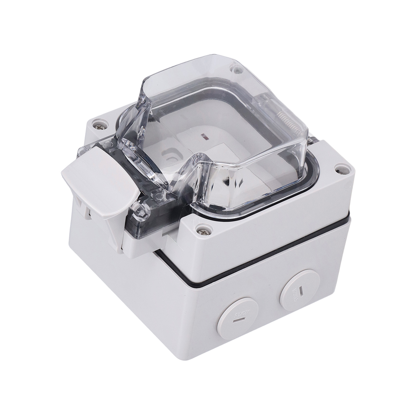 Ip66 Wasserdichte Außensteckdose 250v 13a Für Garten Und Gewerbe, Wetterfestes Gehäuse, Ideal Für Die Stromversorgung Im Freien.