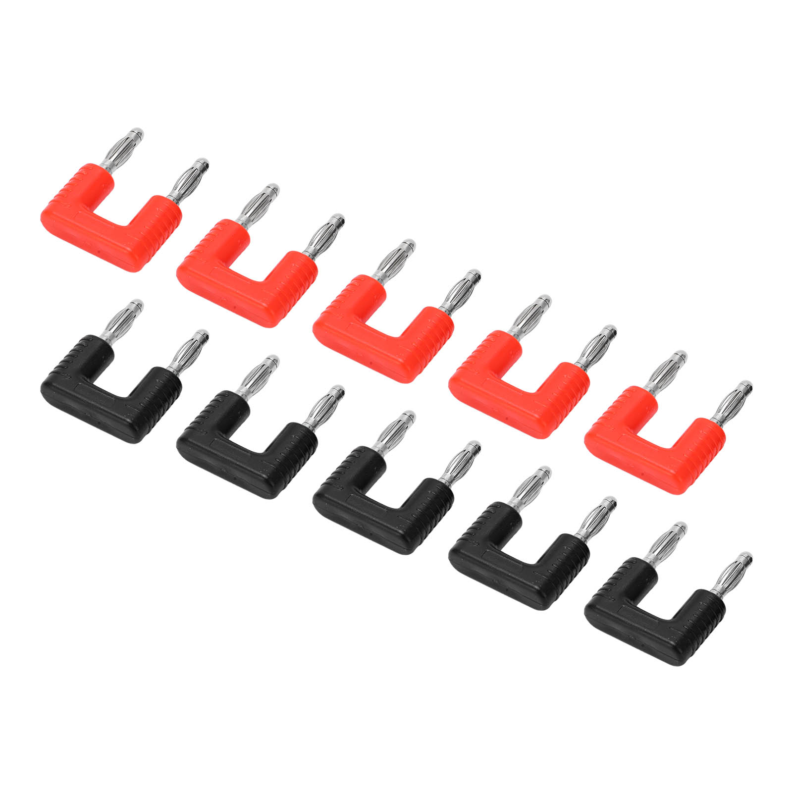 Packung Mit 5 J.20004 Doppelbananensteckern, Professionelle 2-wege-stecker Für Lautsprecherkabel, Hochwertige Audiostecker